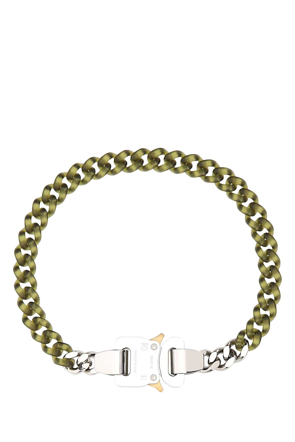 Alyx Men Two-Tone Nylon And Metal Necklace DestGlow