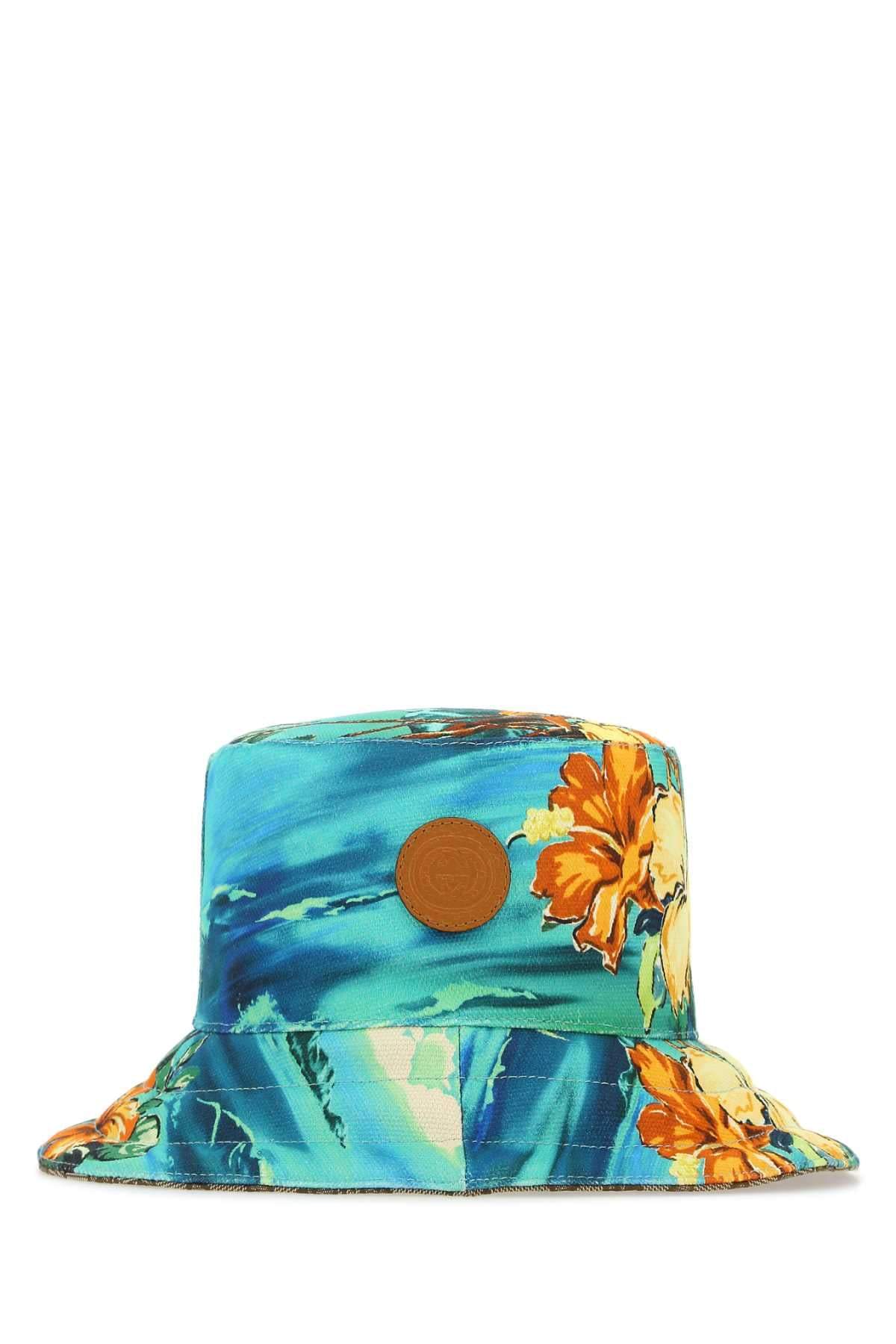Gucci Women Printed Cotton Blend Hat DestGlow