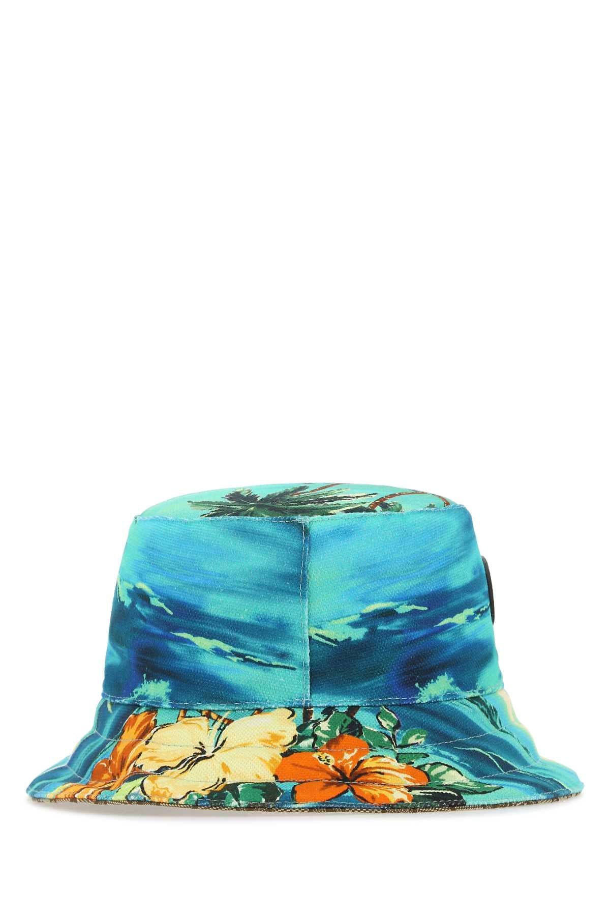 Gucci Women Printed Cotton Blend Hat DestGlow