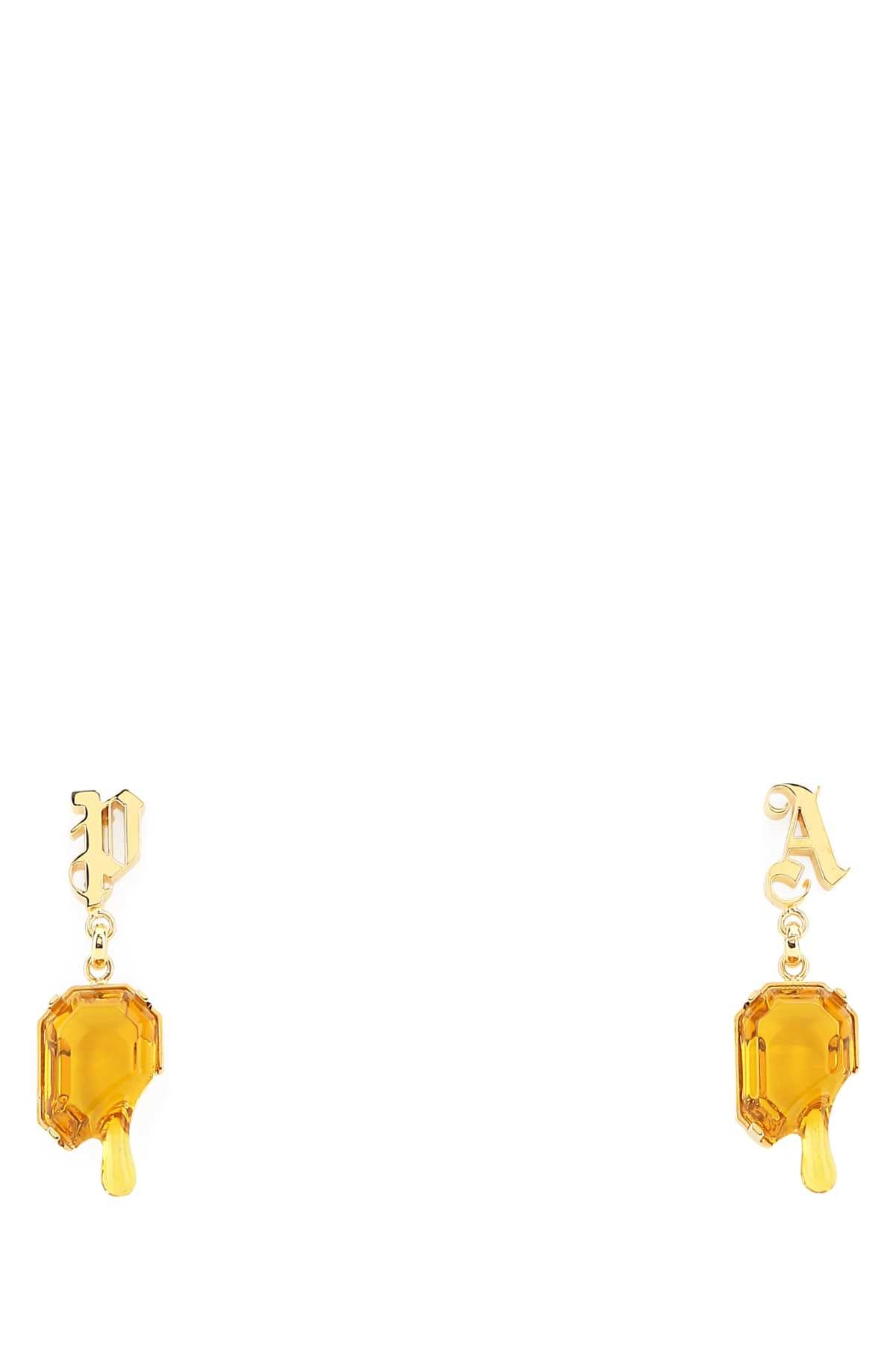 Palm Angels Women Golden Metal Earrings DestGlow