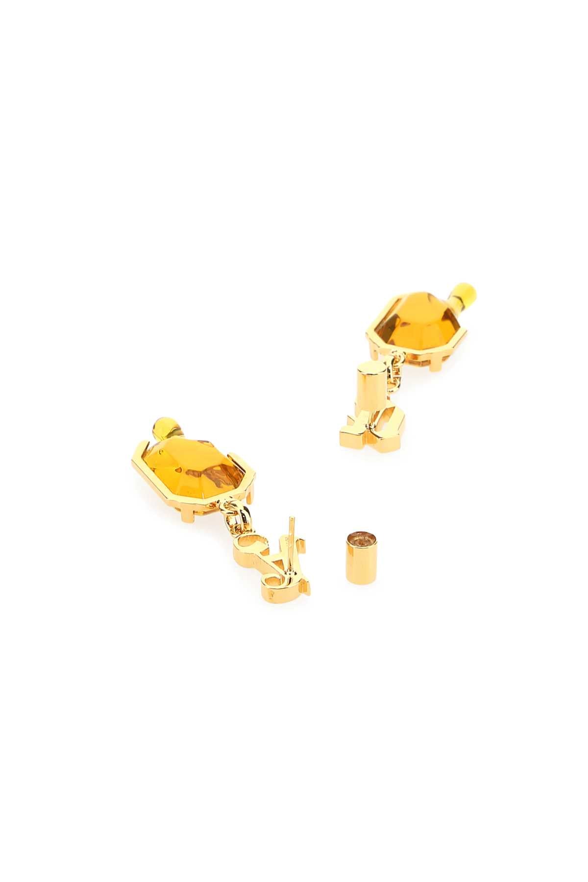 Palm Angels Women Golden Metal Earrings DestGlow