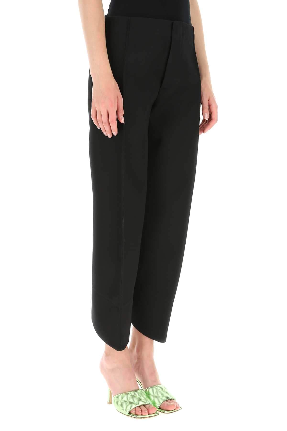 Bottega Veneta Women Black Wool Pant DestGlow