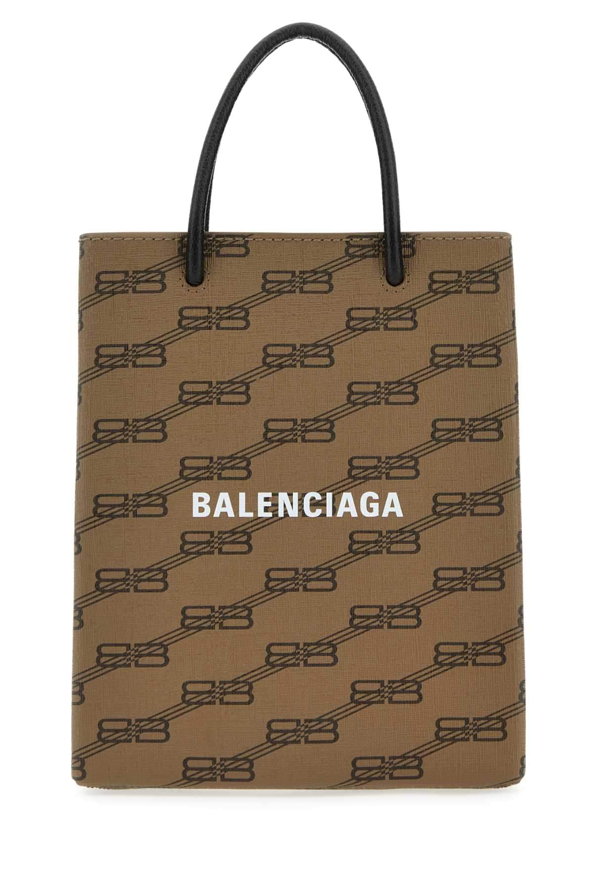 Balenciaga Women Printed Canvas Phone Case DestGlow