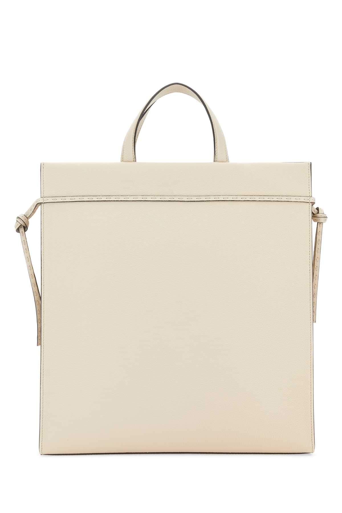 Fendi Men Ivory Medium Go To Shopper Shopping Bag DestGlow