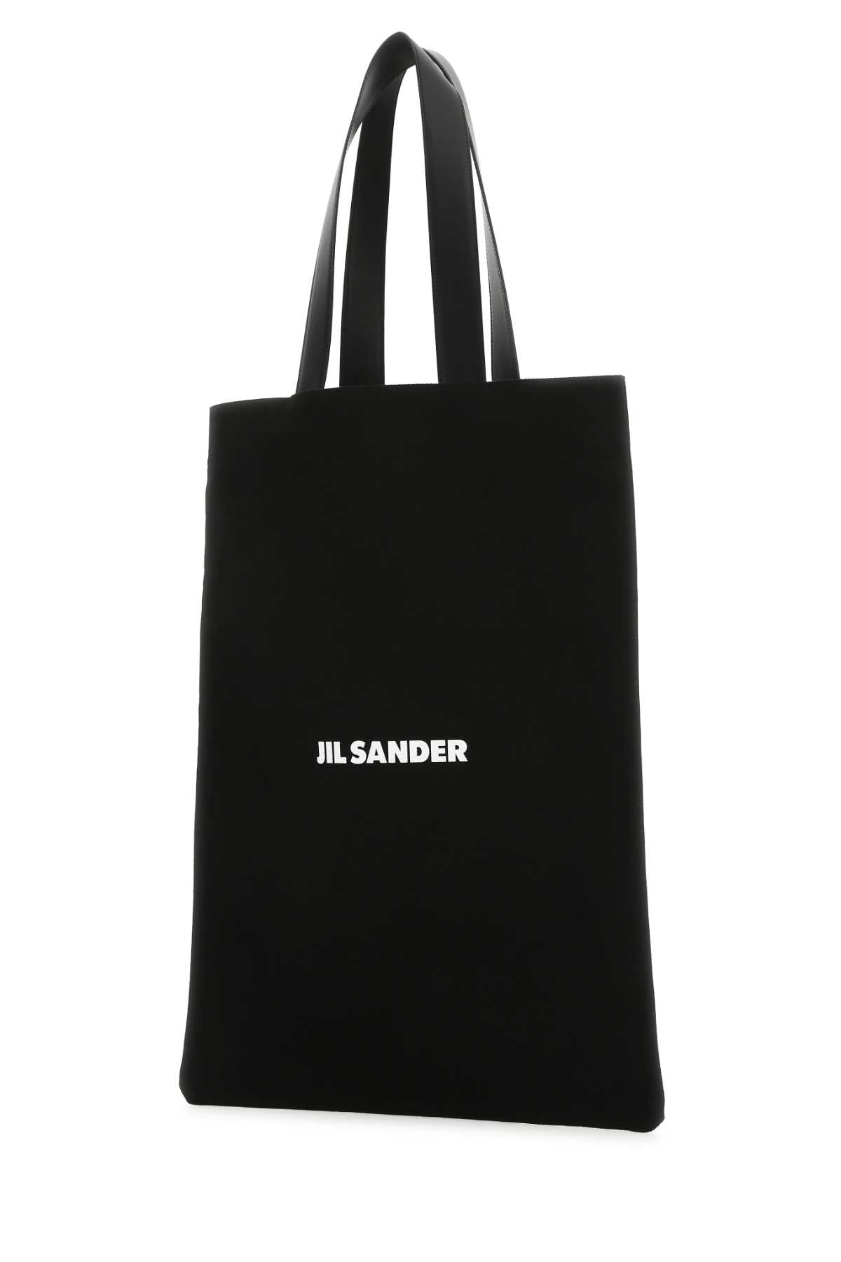 Jil Sander Women Black Canvas Shopping Bag DestGlow