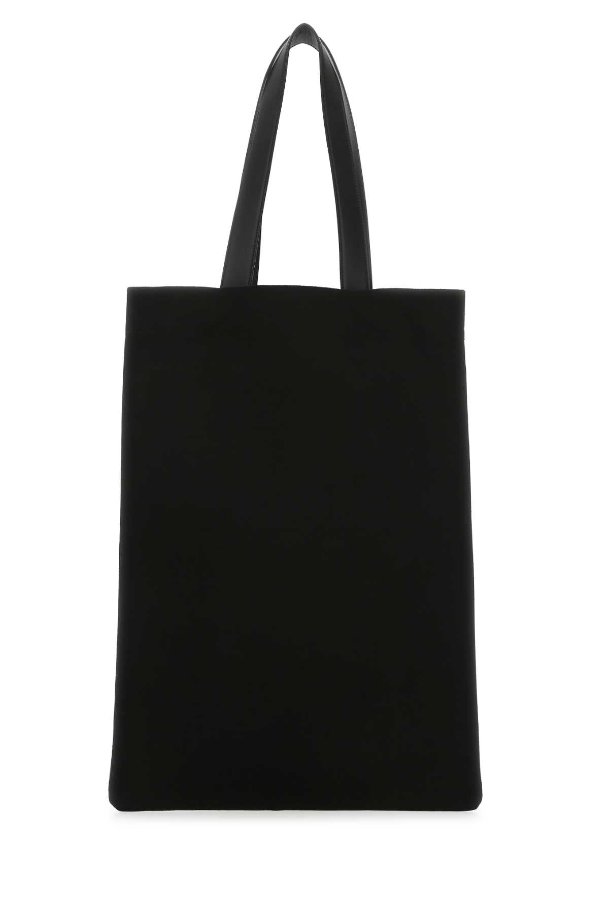 Jil Sander Women Black Canvas Shopping Bag DestGlow