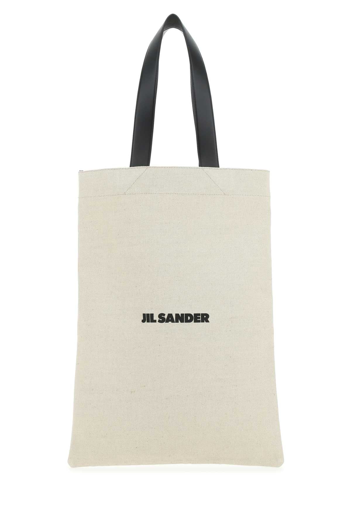 Jil Sander Women Sand Canvas Shopping Bag DestGlow