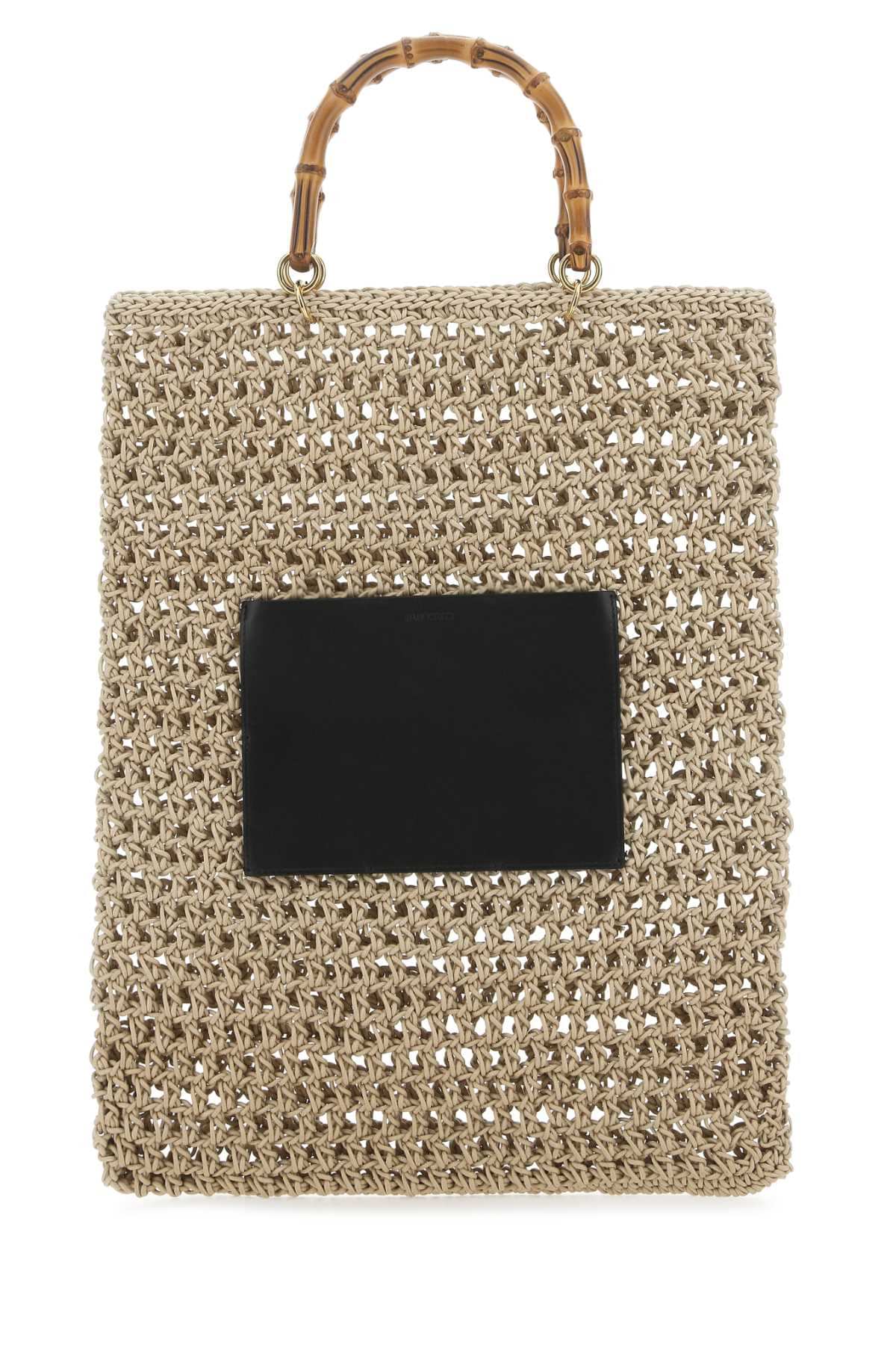 Jil Sander Women Beige Rope Medium Shopping Bag DestGlow