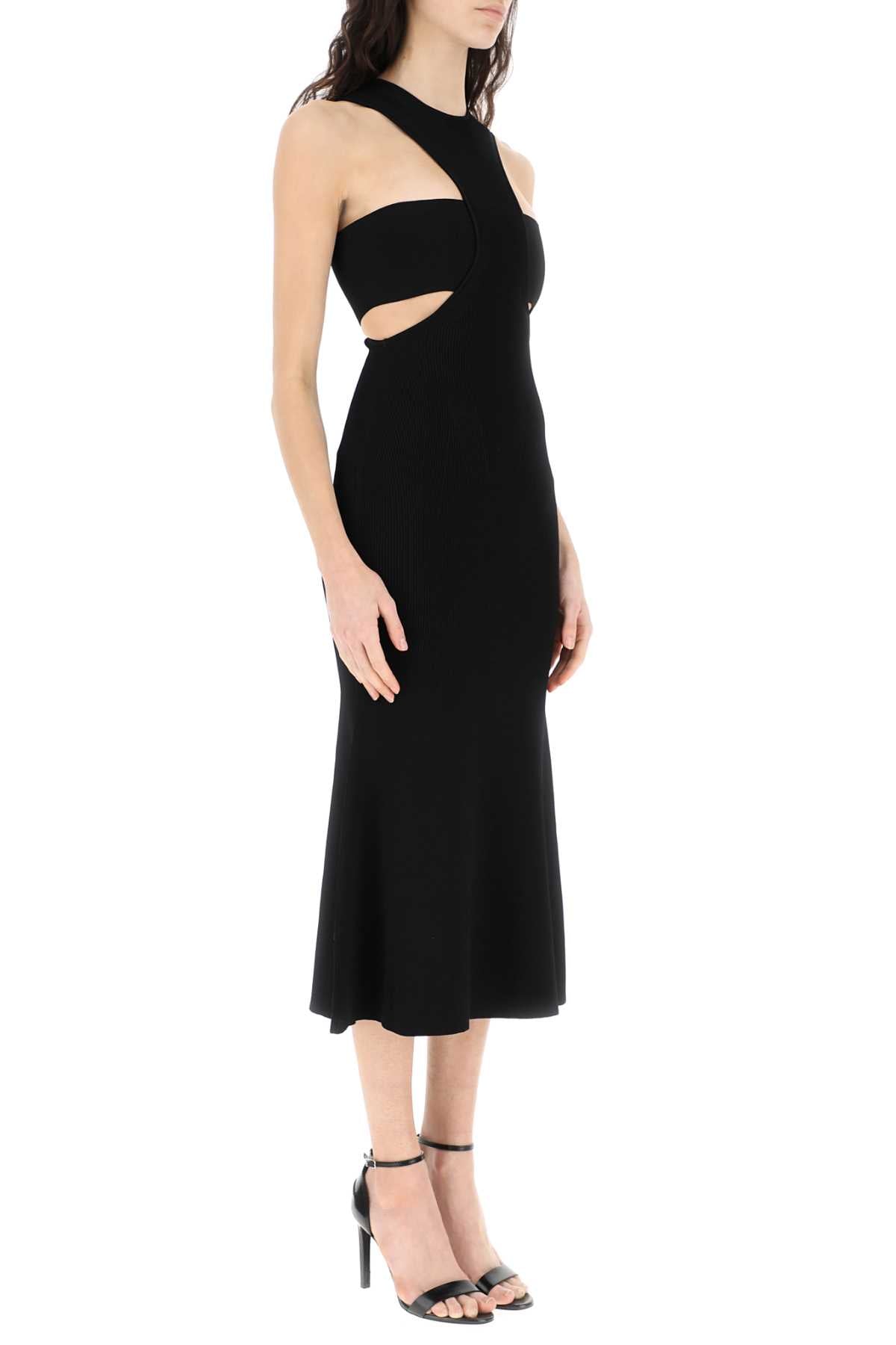 Alexander Mcqueen Women Black Viscose Blend Dress DestGlow