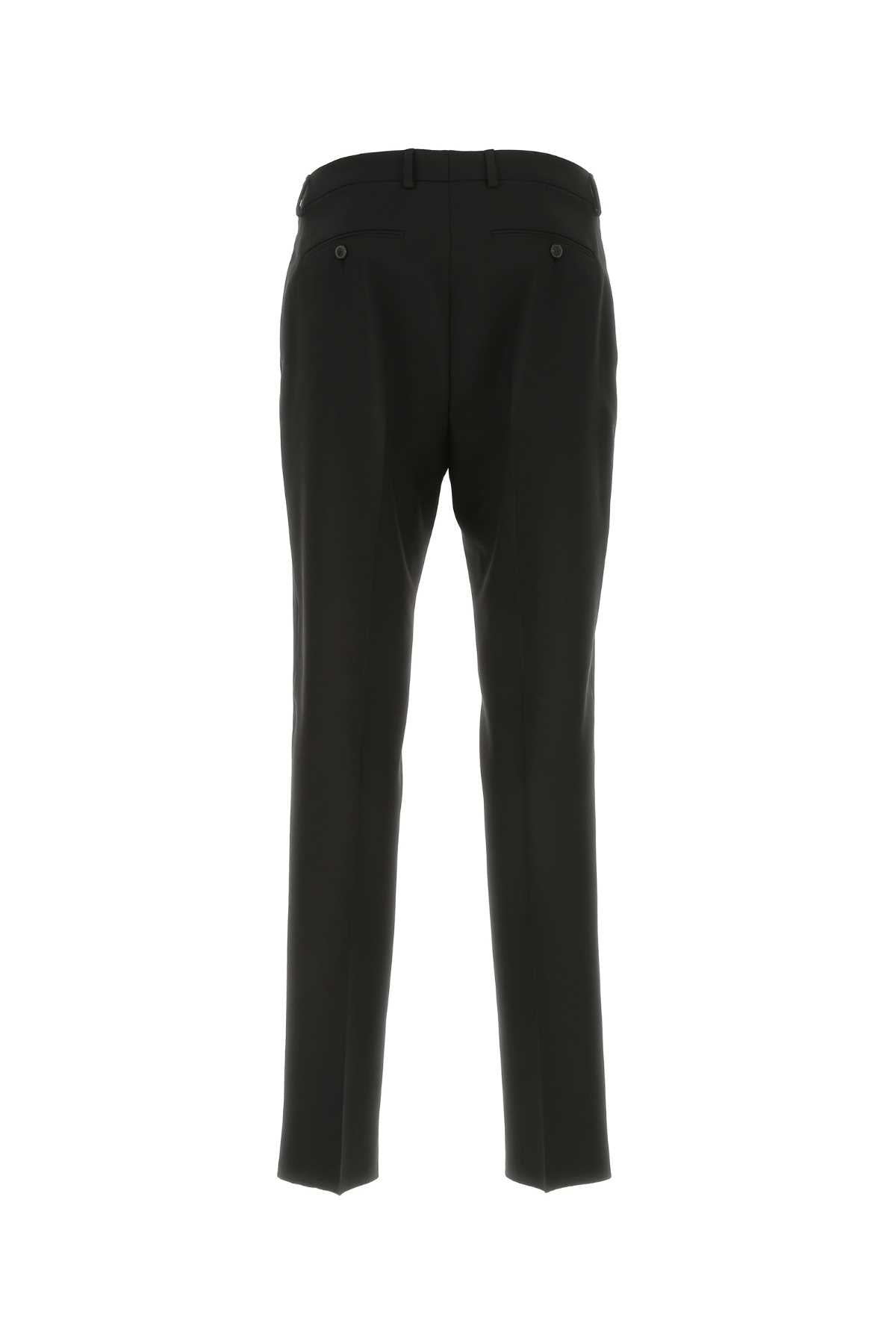 Valentino Garavani Men Black Wool Pant DestGlow