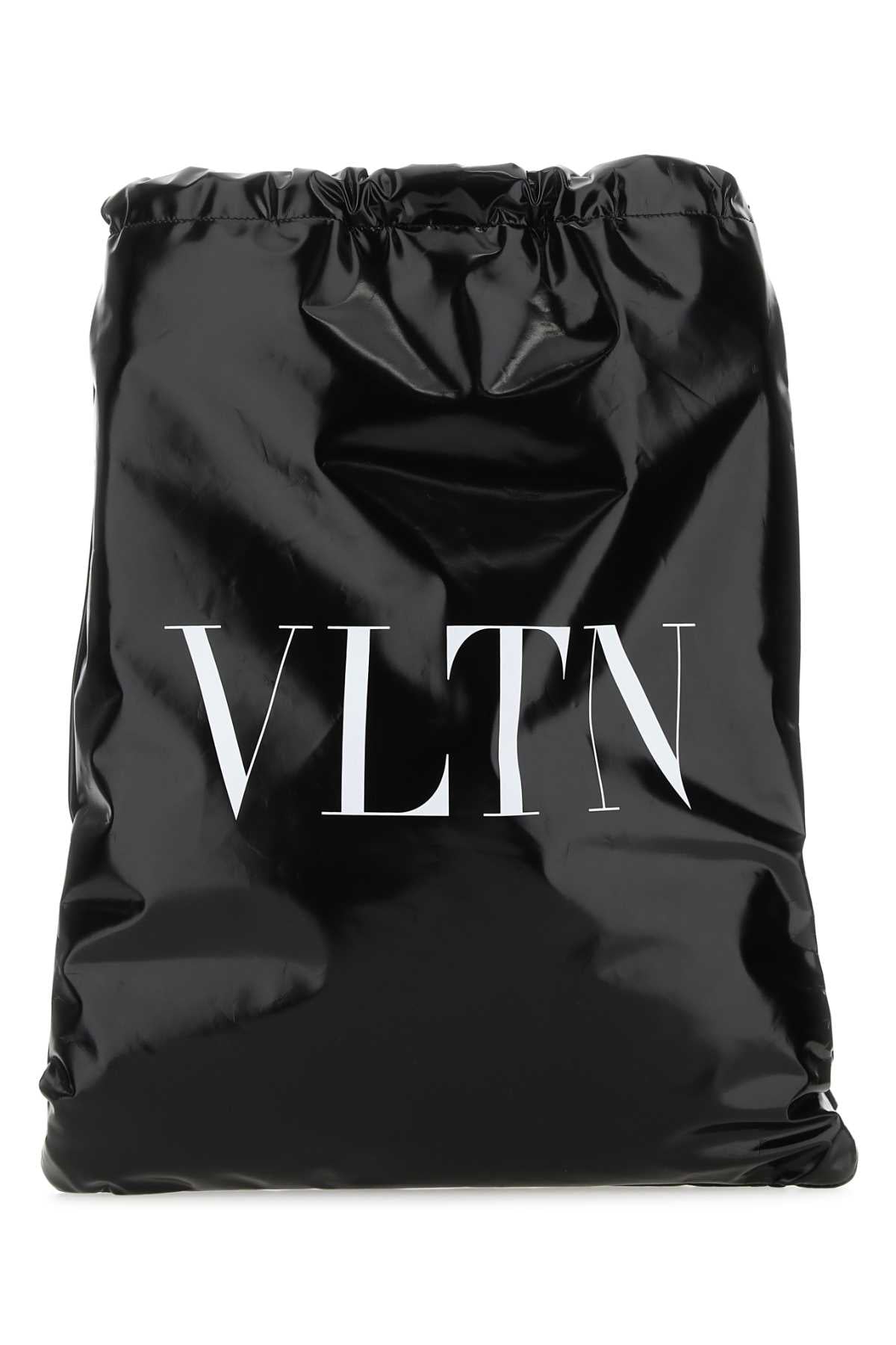 Valentino Garavani Men Black Leather Vltn Sack DestGlow