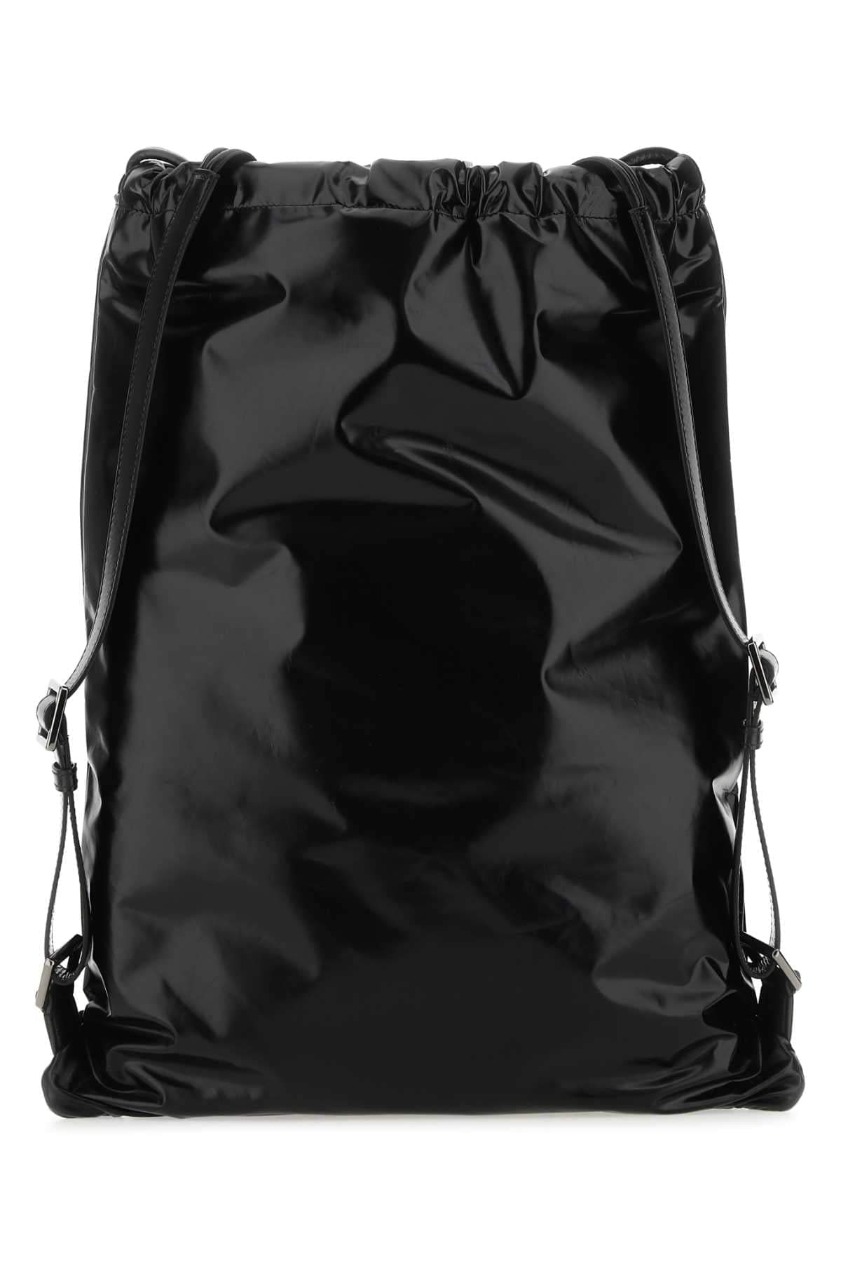 Valentino Garavani Men Black Leather Vltn Sack DestGlow