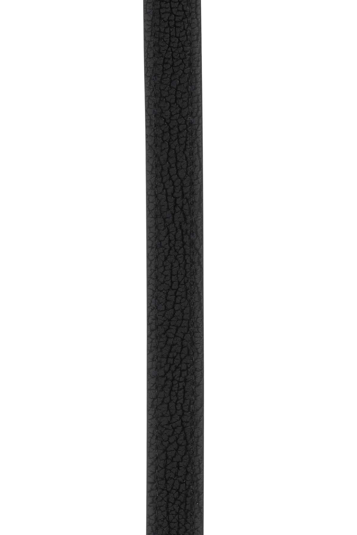 Prada Men Black Leather Belt by Luosophy
