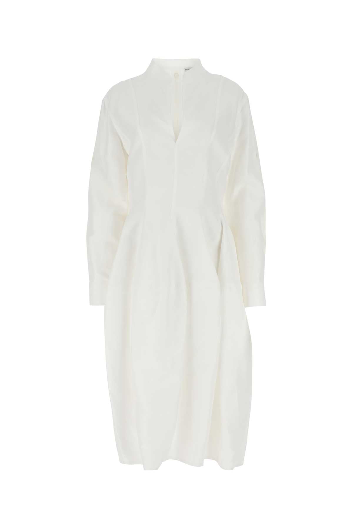 Bottega veneta women white viscose blend dress DestGlow