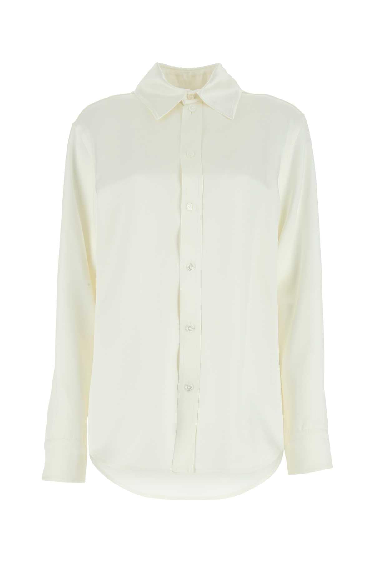Bottega veneta women ivory satin shirt — product image 1