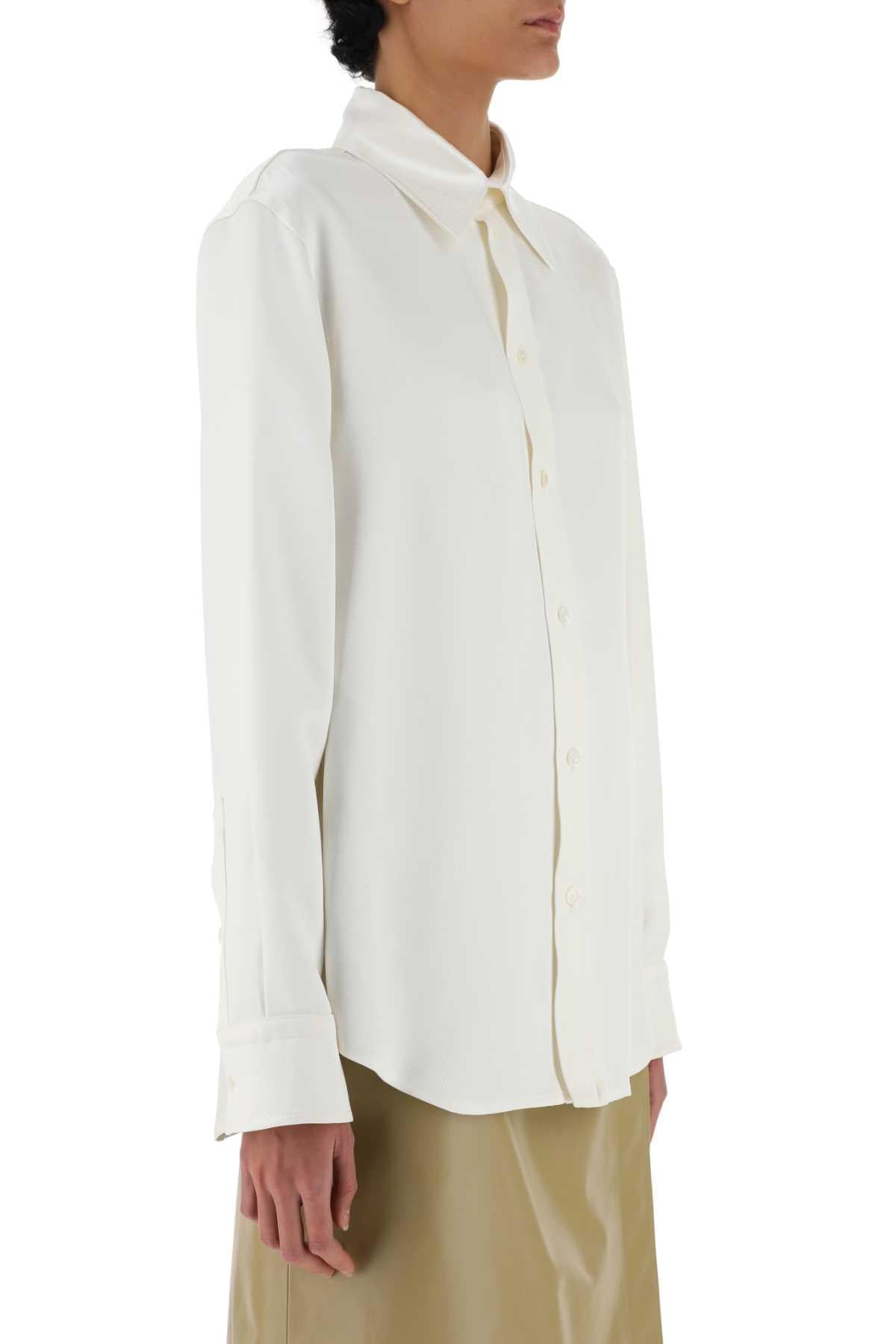 Bottega veneta women ivory satin shirt — product image 3