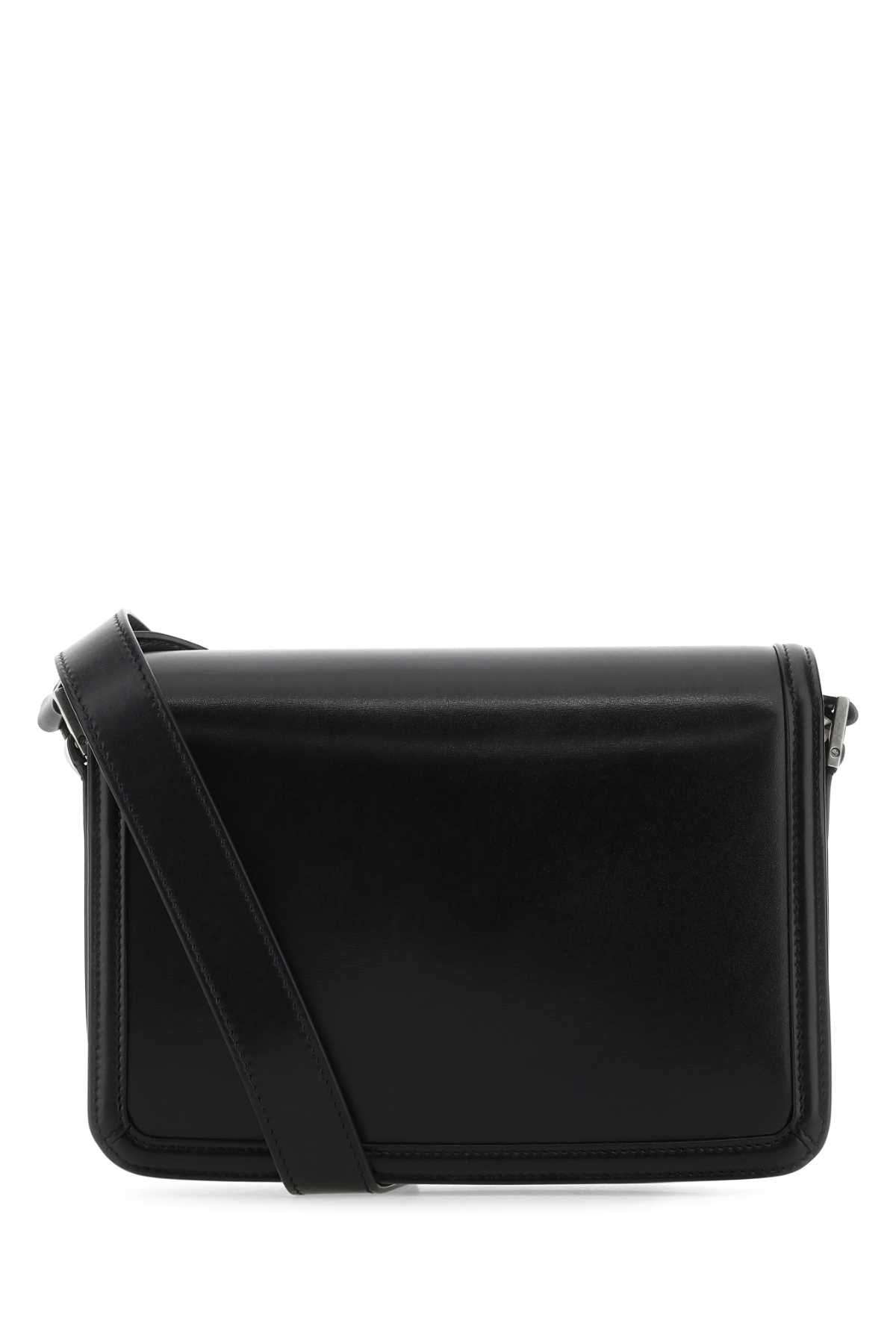 Saint Laurent Men Black Leather Solferino Shoulder Bag DestGlow