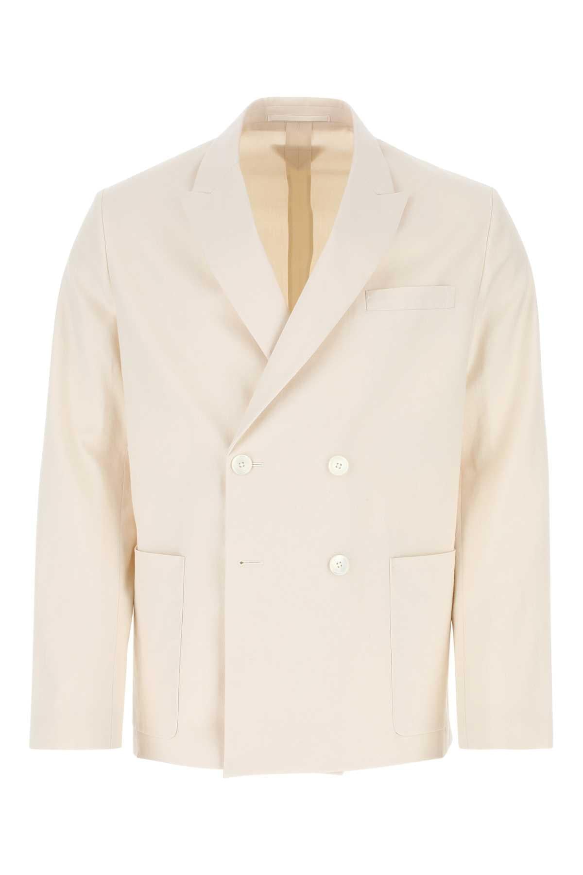 Prada Men Ivory Cotton Blazer DestGlow