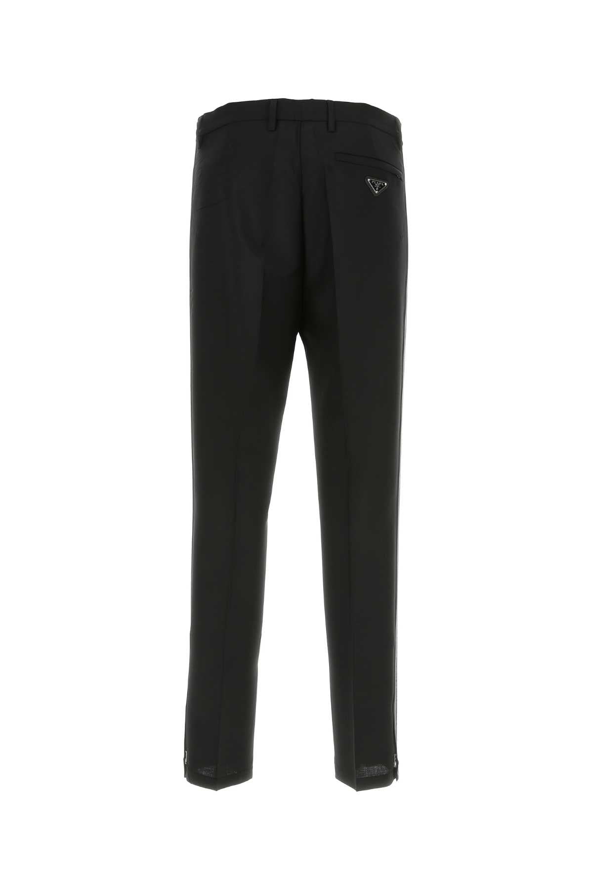 Prada Men Black Mohair Blend Pant DestGlow