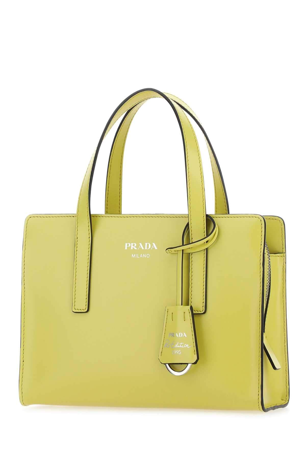 Prada Women Acid Green Leather Re-Edition 1995 Handbag DestGlow