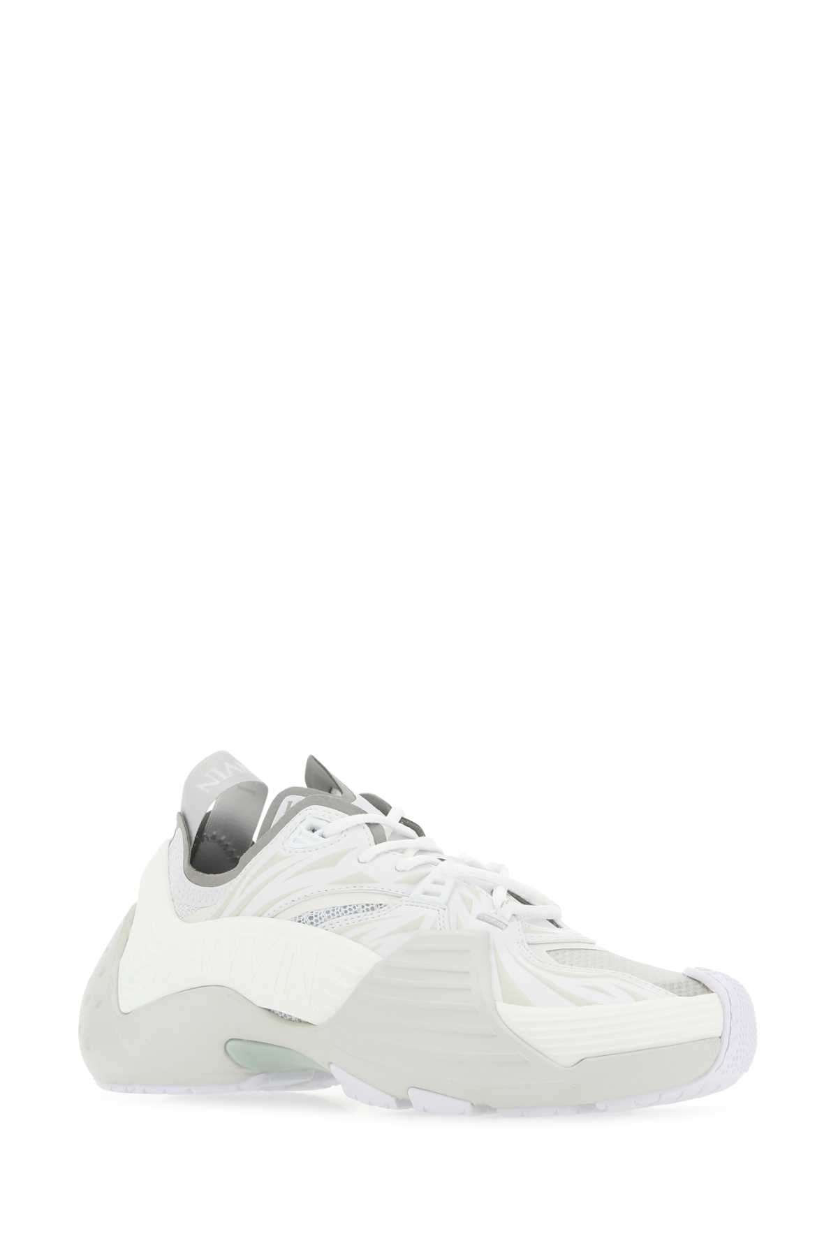 Lanvin Women Multicolor Fabric And Rubber Flash-X Sneakers by Luosophy