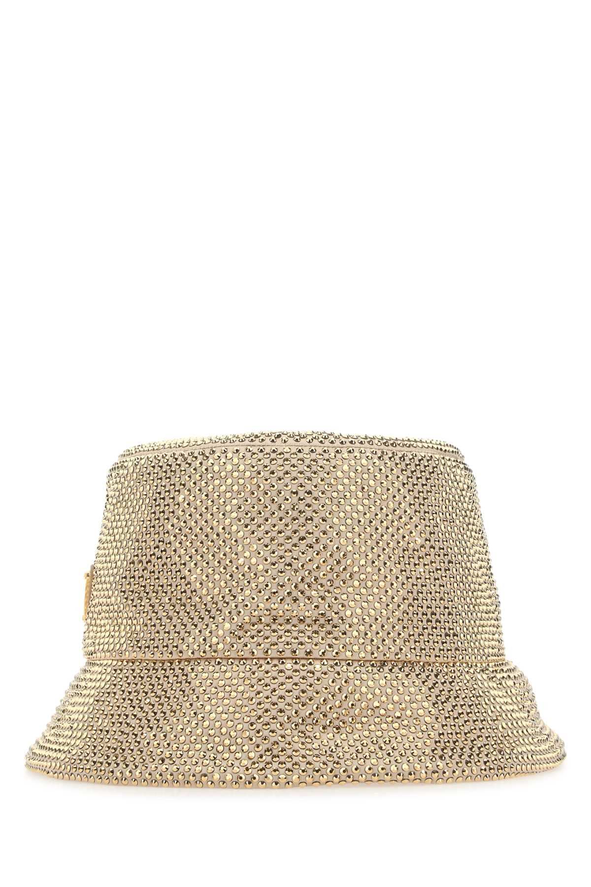 Prada Women Embellished Viscose Blend Hat DestGlow