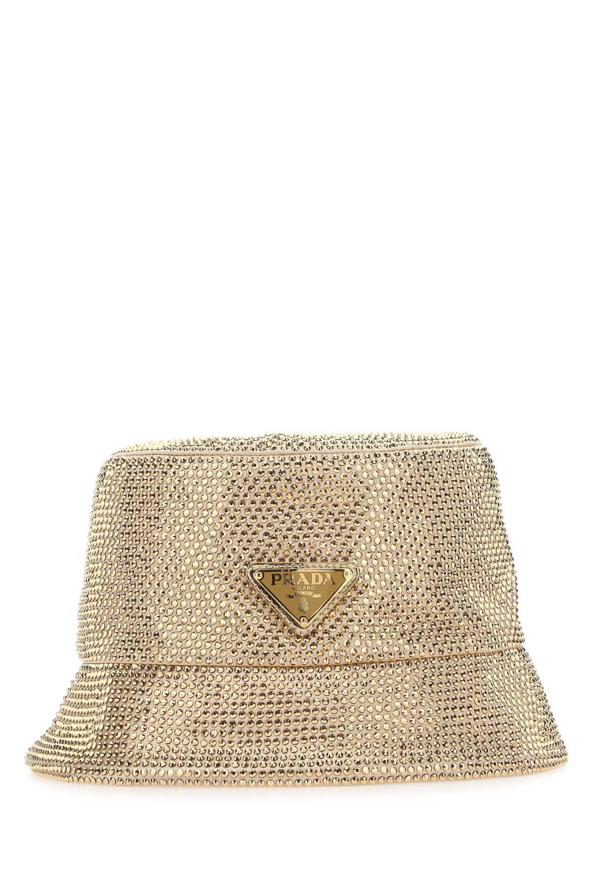 Prada Women Embellished Viscose Blend Hat DestGlow