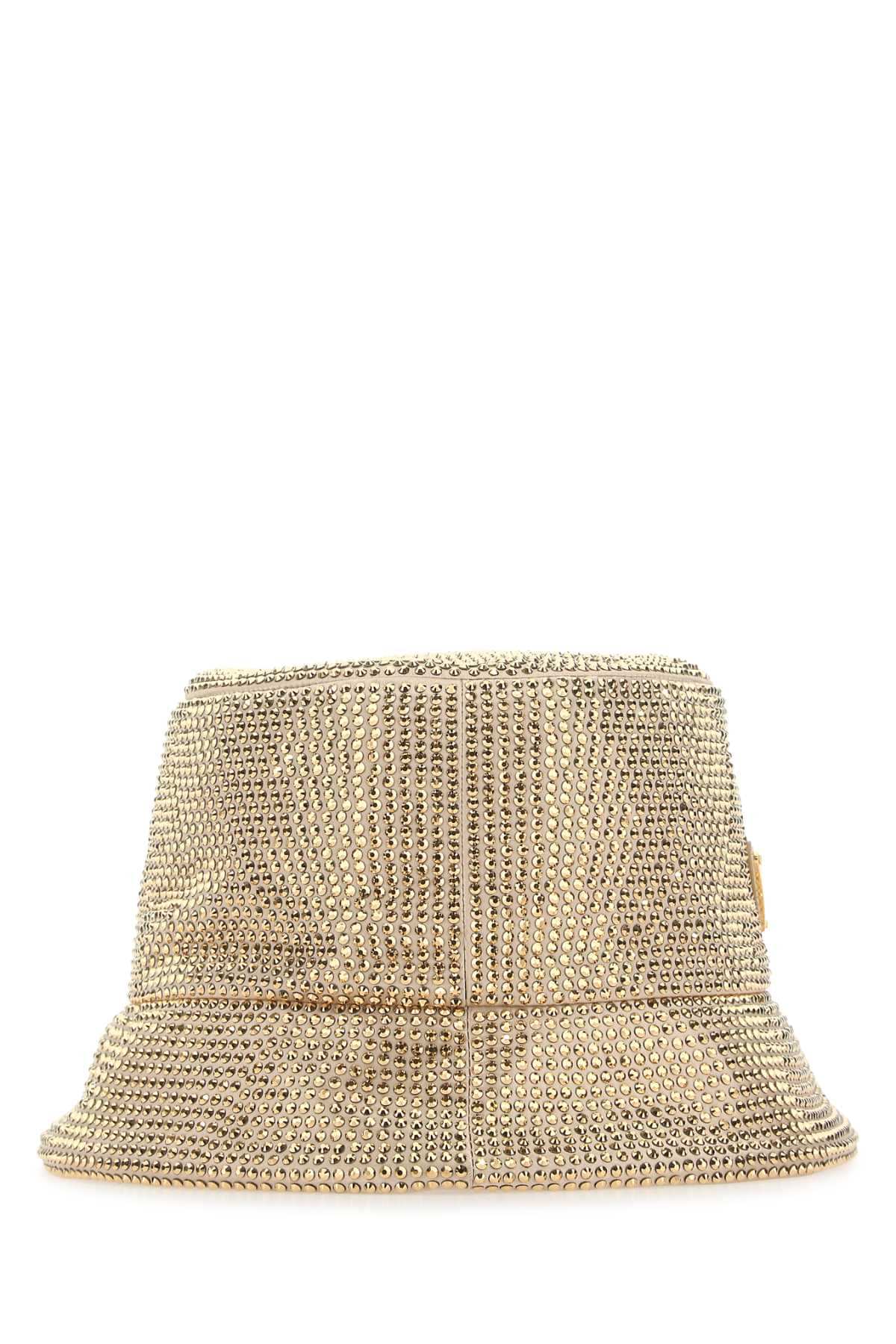 Prada Women Embellished Viscose Blend Hat DestGlow