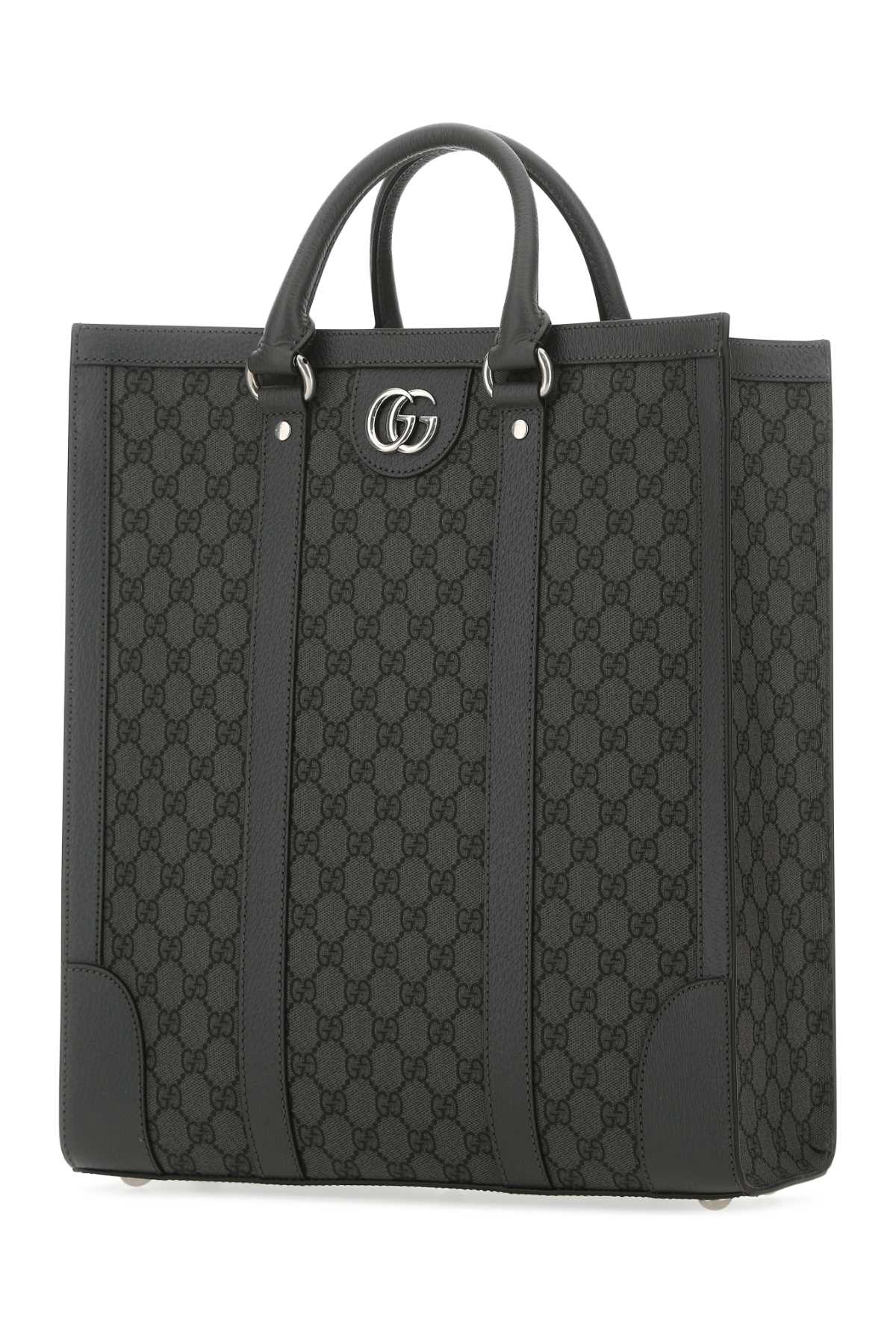 Gucci Men Gg Supreme Fabric And Leather Ophidia Shopping Bag DestGlow