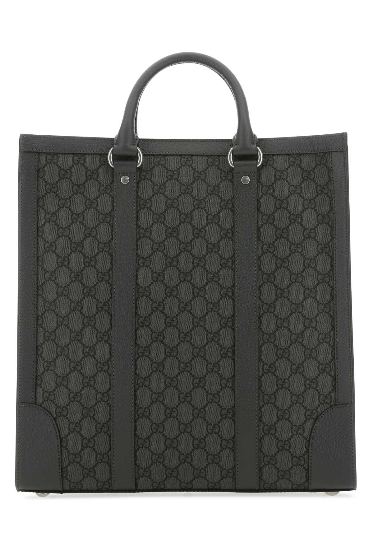 Gucci Men Gg Supreme Fabric And Leather Ophidia Shopping Bag DestGlow