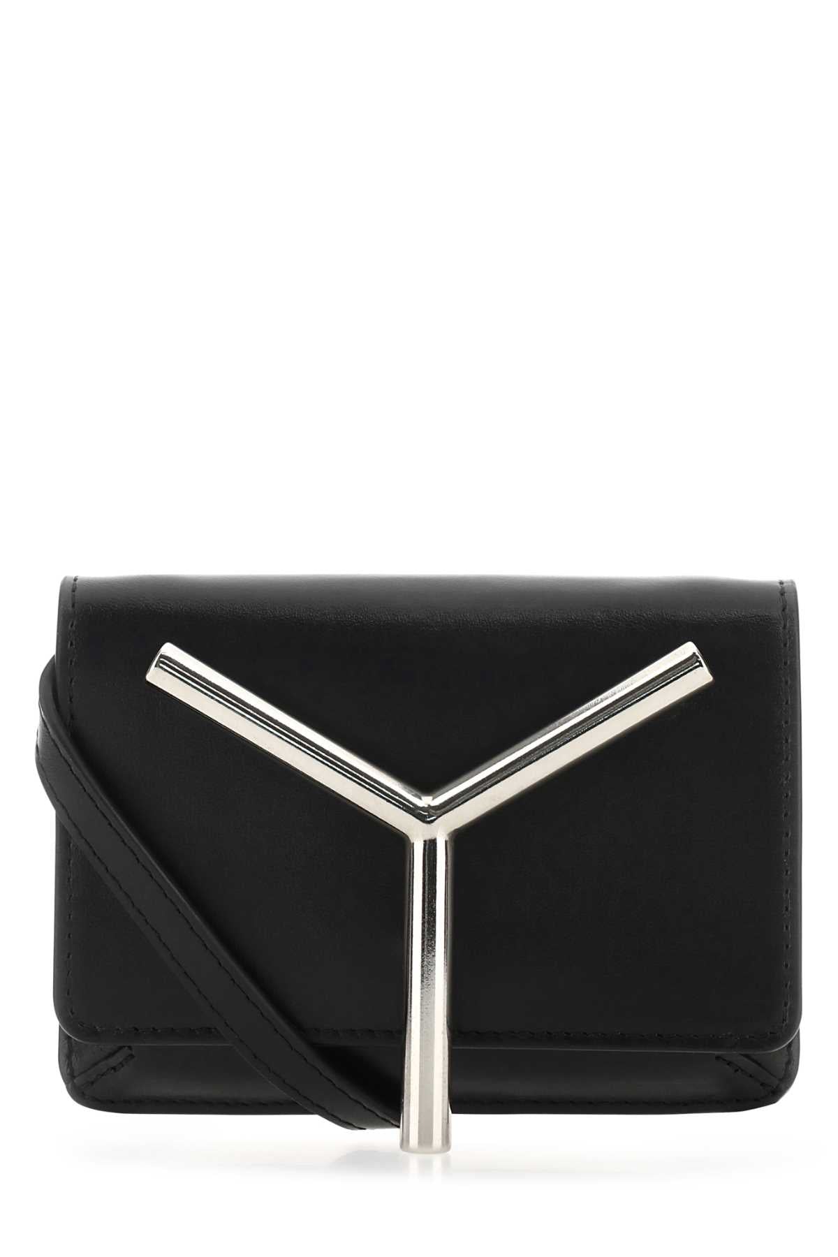Y Project Women Black Leather Mini Crossbody Bag by Luosophy