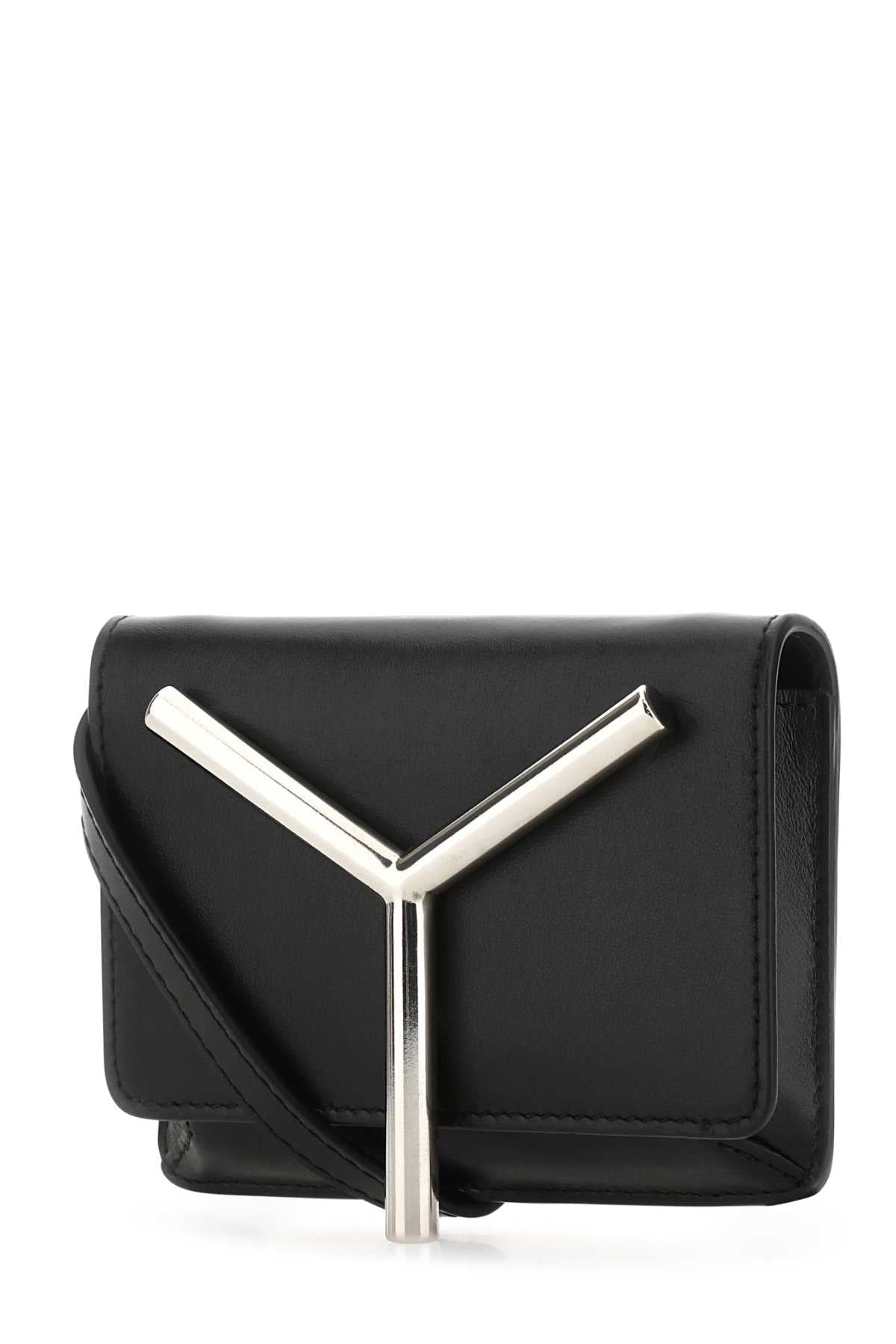 Y Project Women Black Leather Mini Crossbody Bag by Luosophy
