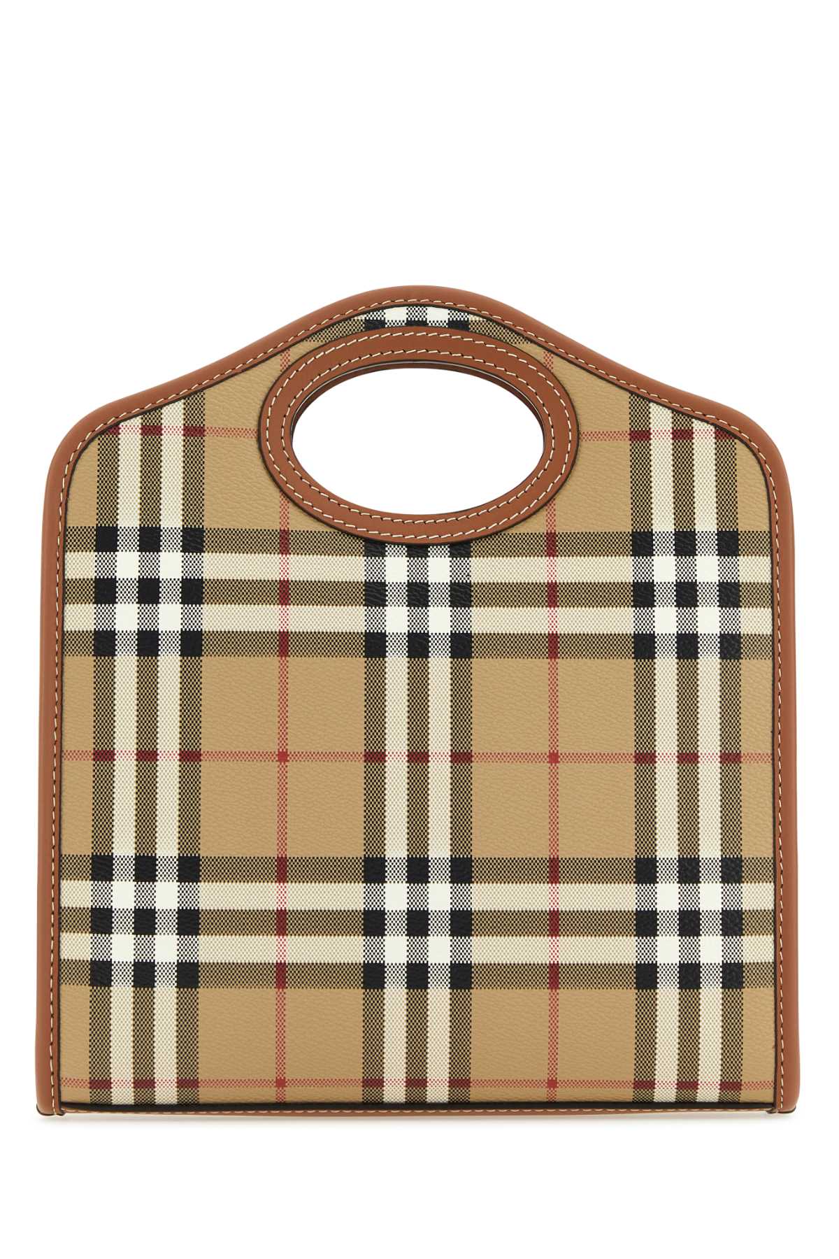Burberry Women Printed Canvas And Leather Mini Pocket Handbag by Luosophy