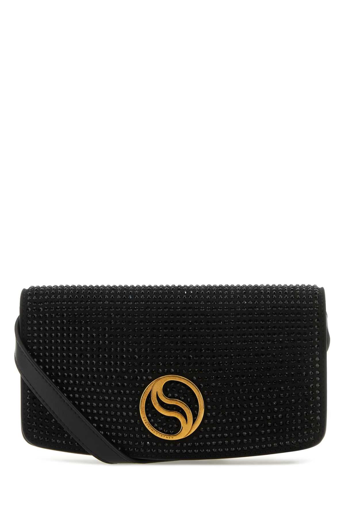 Stella Mccartney Women Black Alter Mat Mini S-Wave Wallet by Luosophy