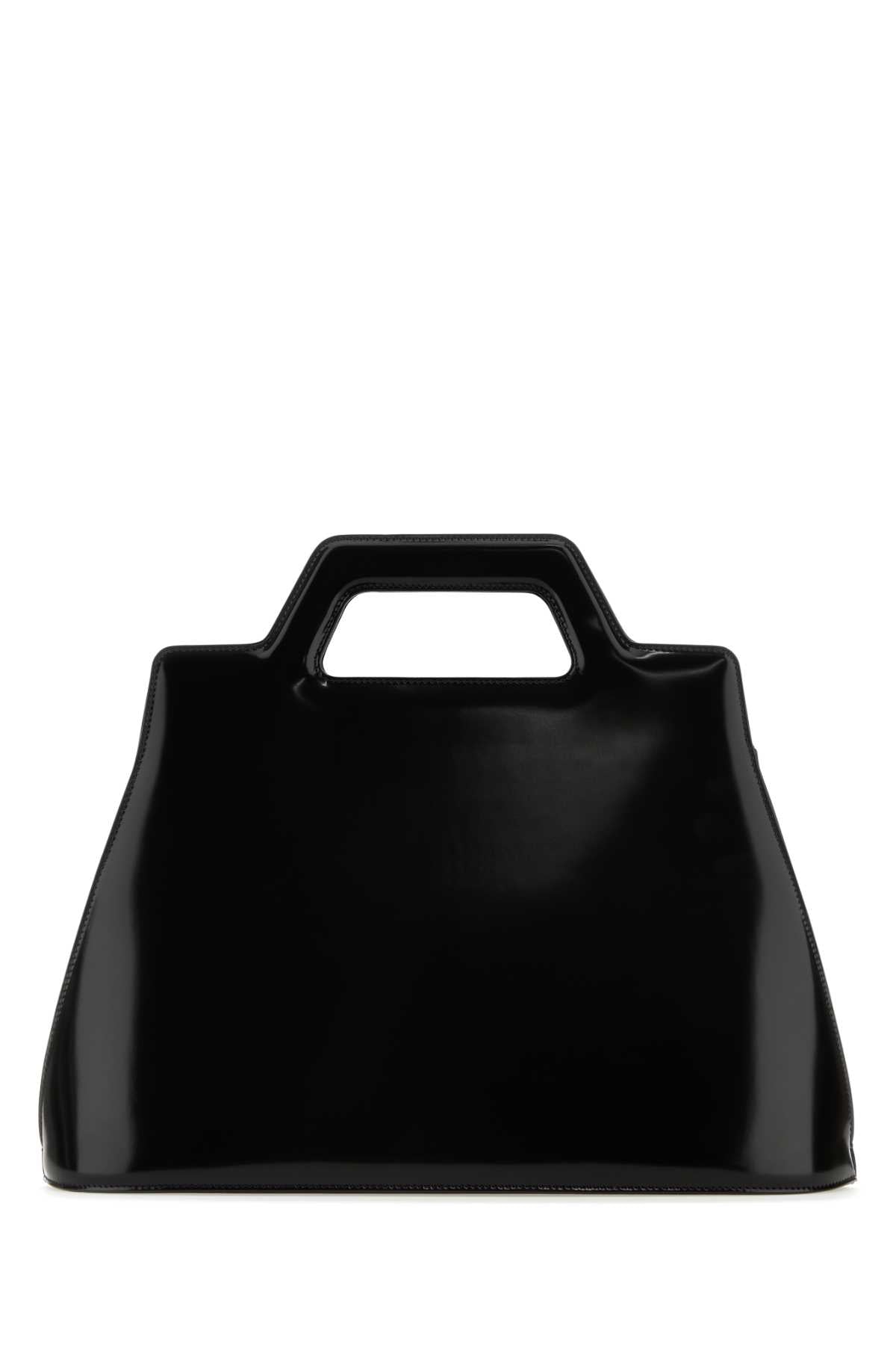 Salvatore Ferragamo Women Black Leather Wanda M Handbag DestGlow