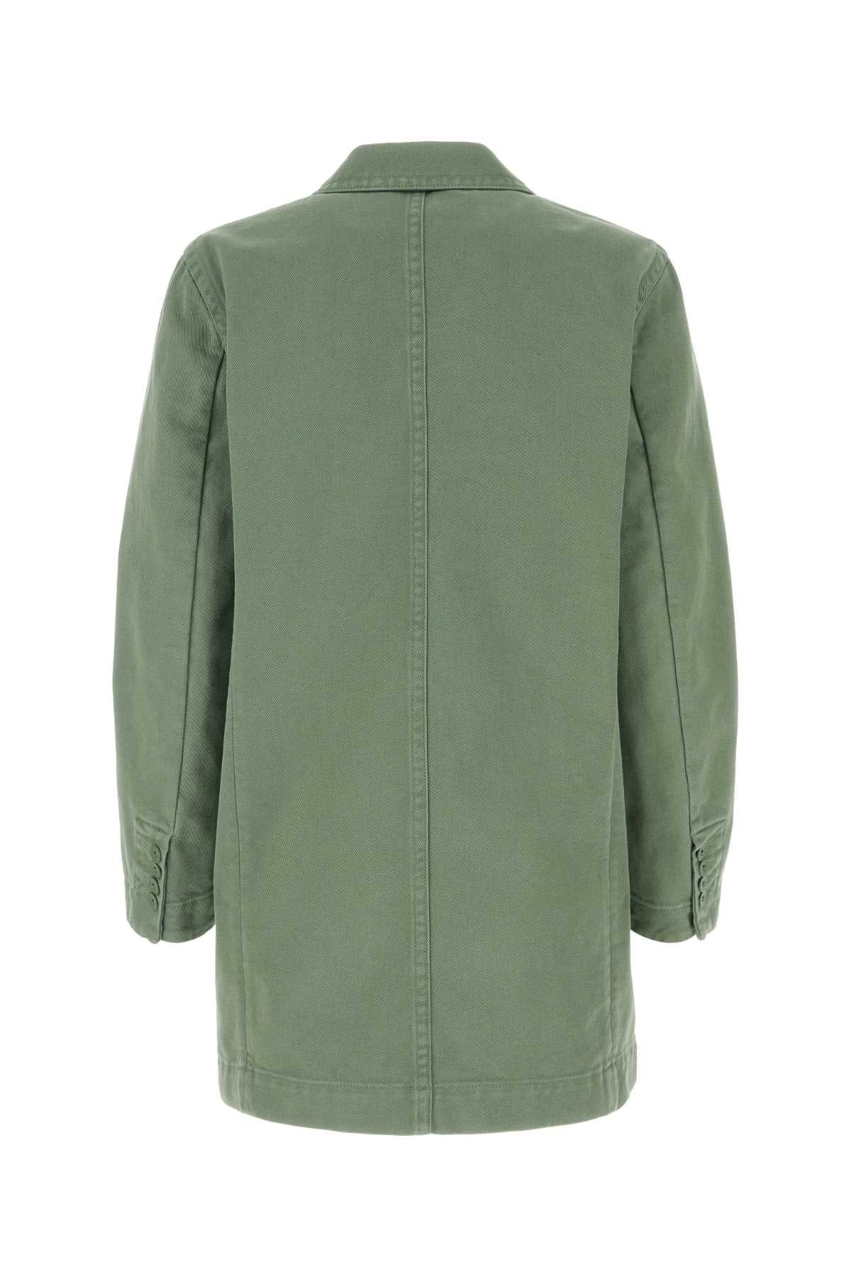 Max Mara Women Sage Green Denim Zenobia Blazerâ by Luosophy