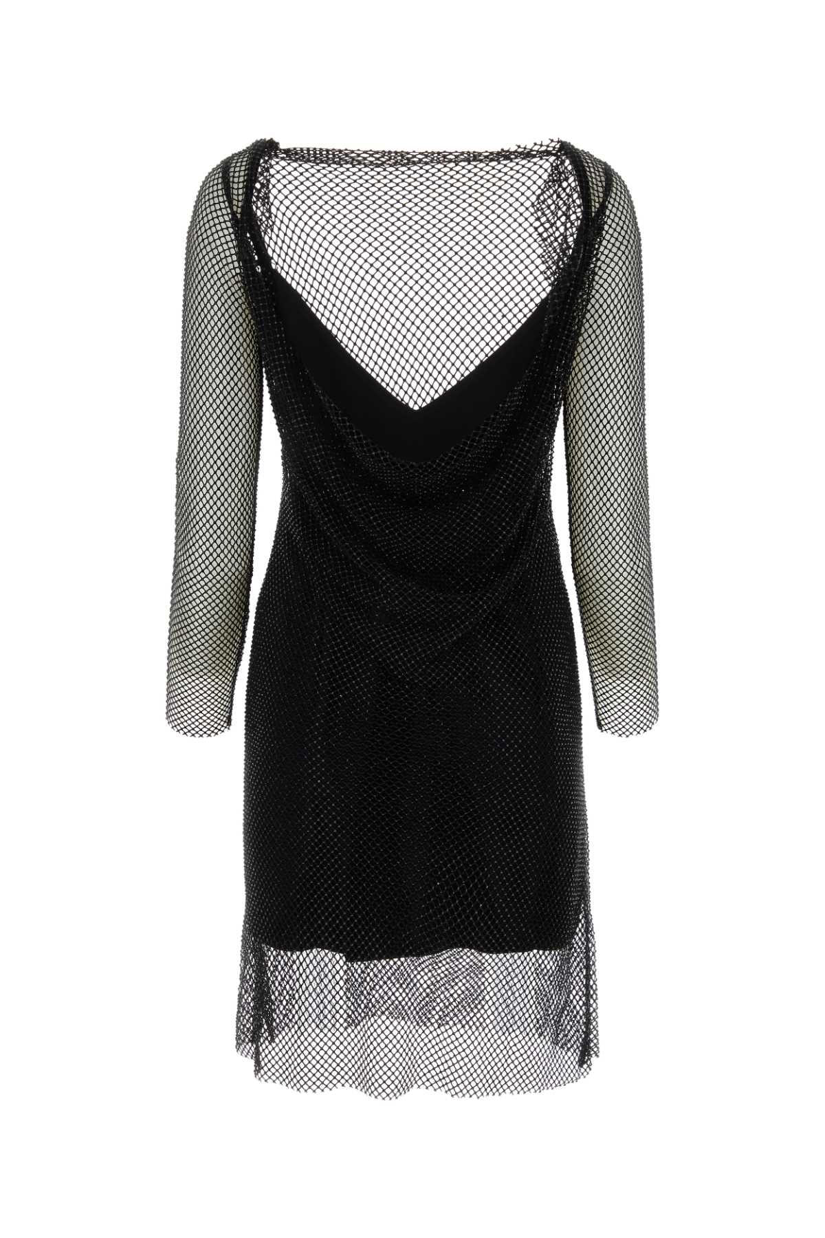 Max Mara Women Embellished Mesh Vezzo Mini Dress by Luosophy