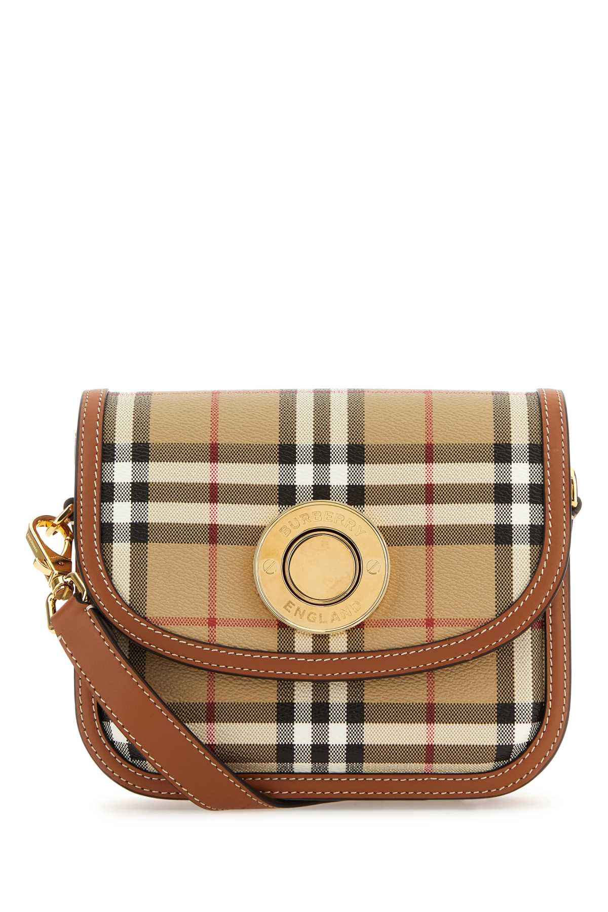 Burberry Women Printed Canvas Small Elizabeth Shoulder Bag DestGlow