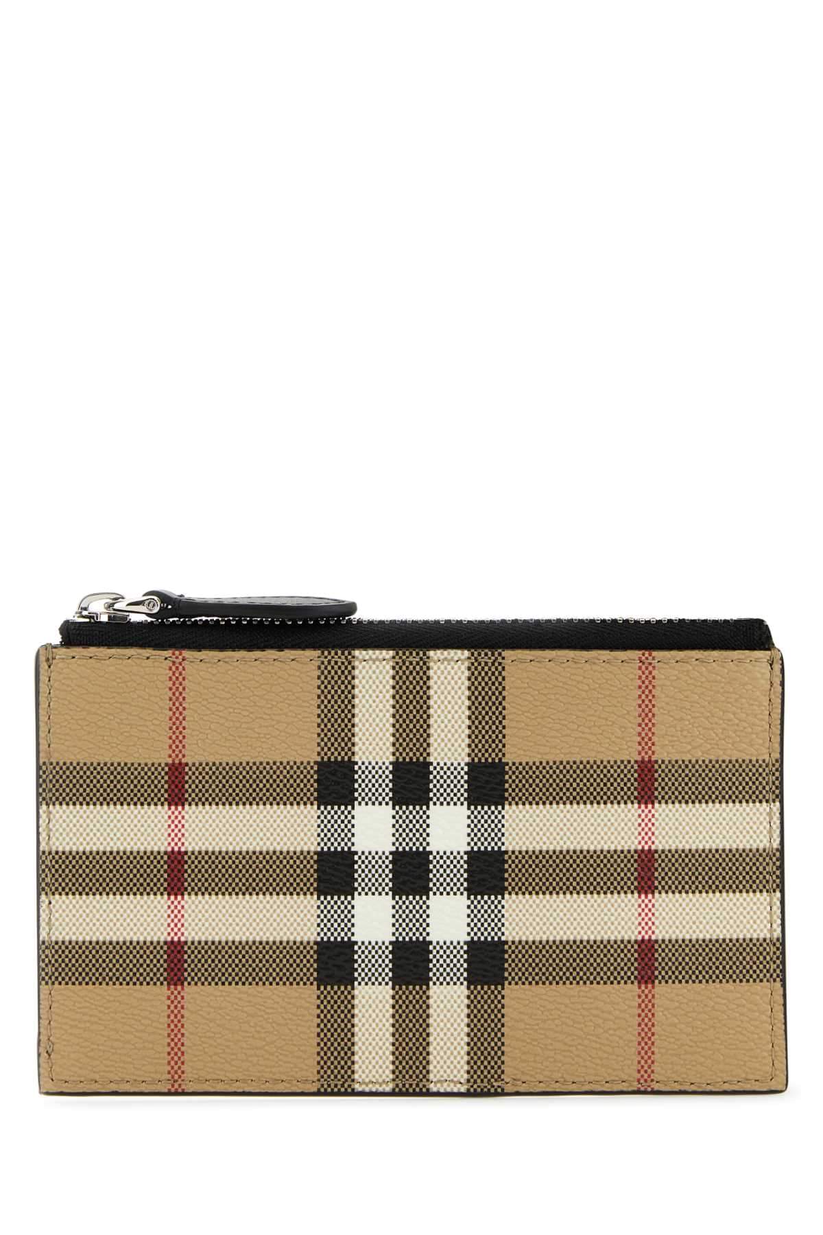 Burberry Men Printed Canvas Wallet DestGlow