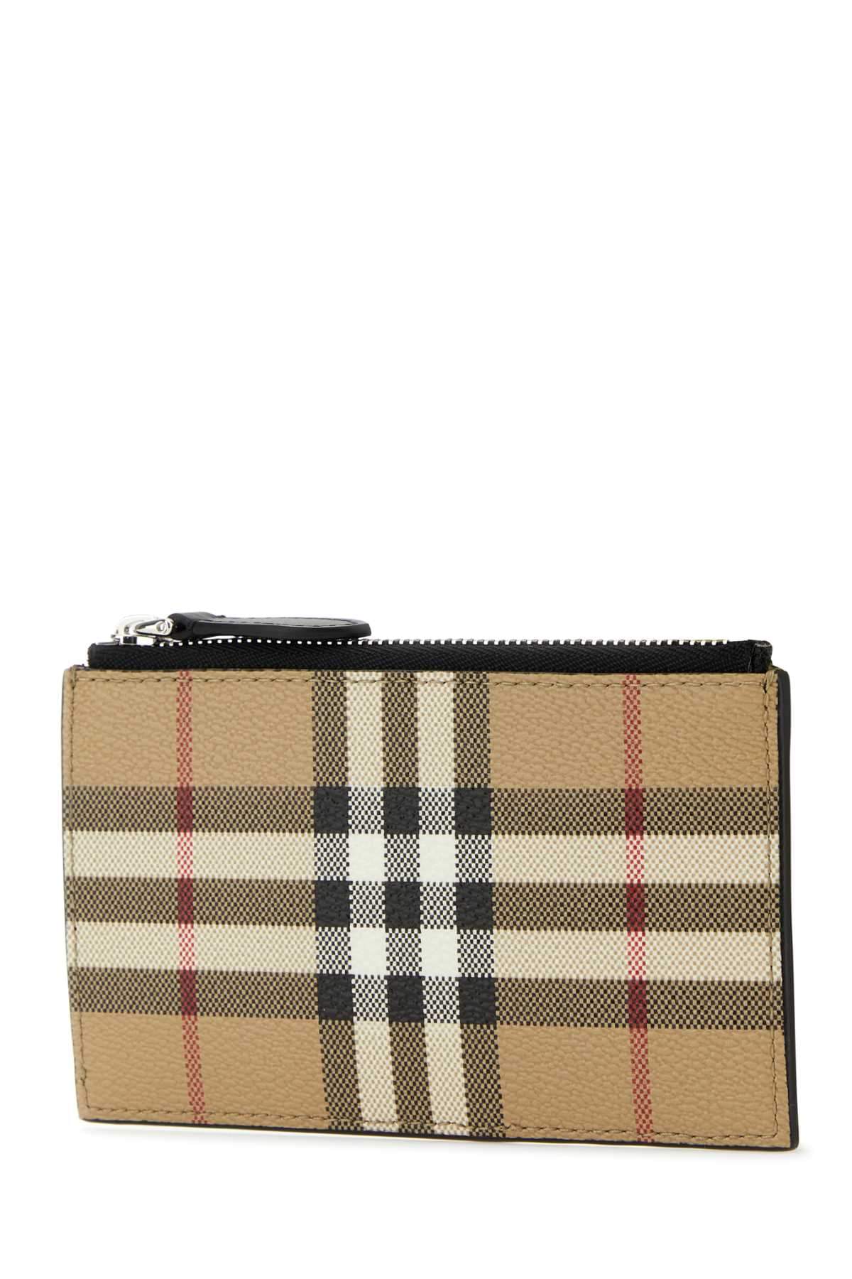 Burberry Men Printed Canvas Wallet DestGlow
