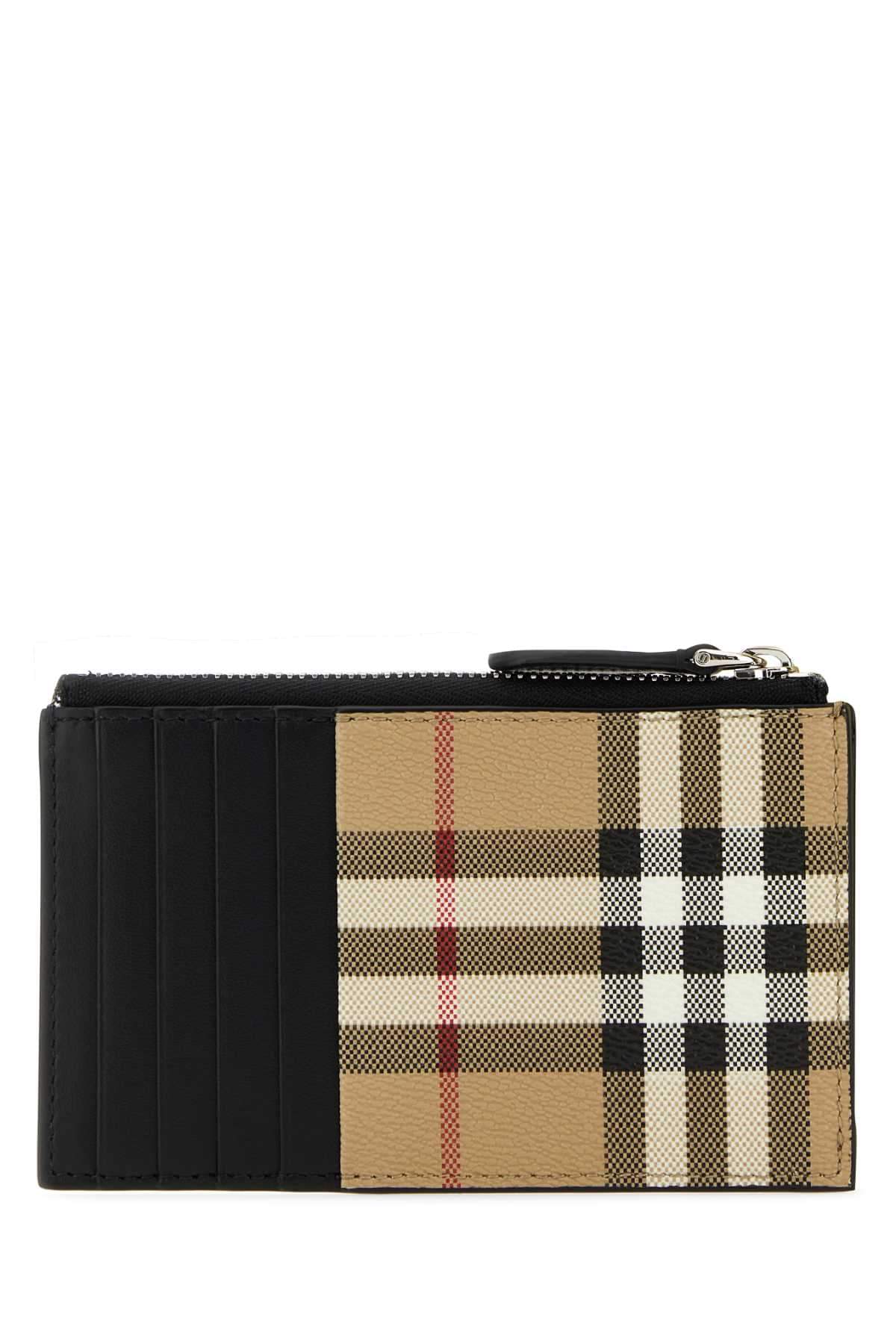 Burberry Men Printed Canvas Wallet DestGlow