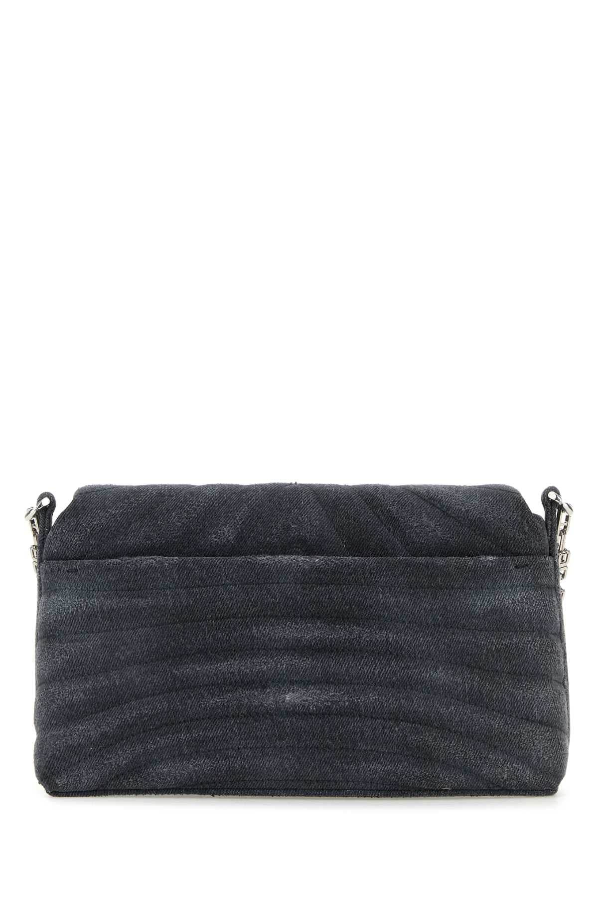 Givenchy Women Black Denim Medium 4G Soft Handbag DestGlow