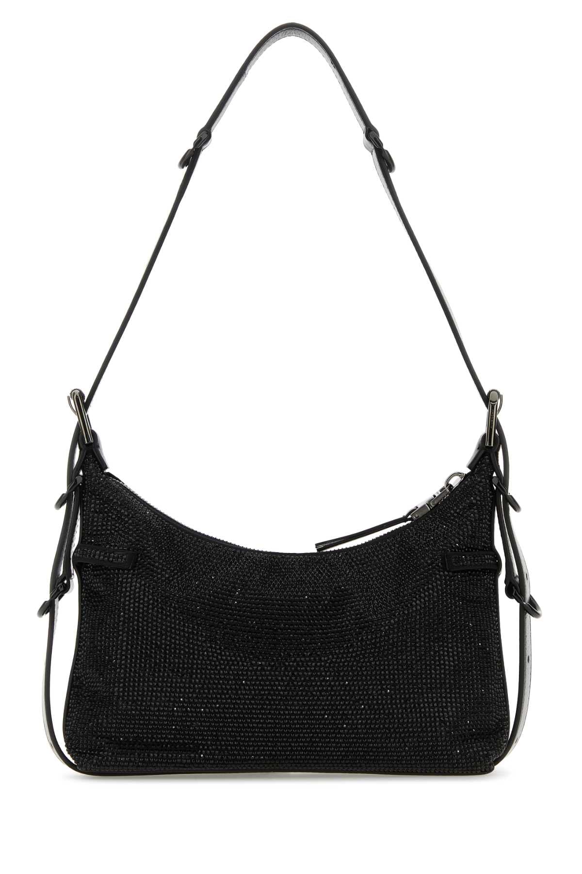 Givenchy Women Black Fabric Mini Voyou Shoulder Bag DestGlow
