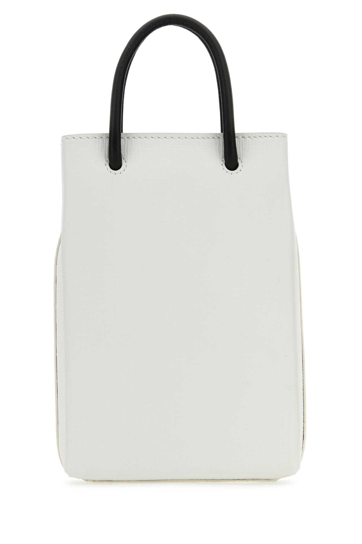 Balenciaga Women White Leather Phone Case DestGlow