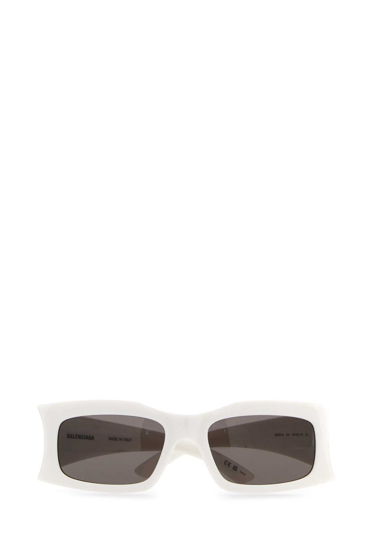 Balenciaga Unisex White Acetate Sunglasses DestGlow