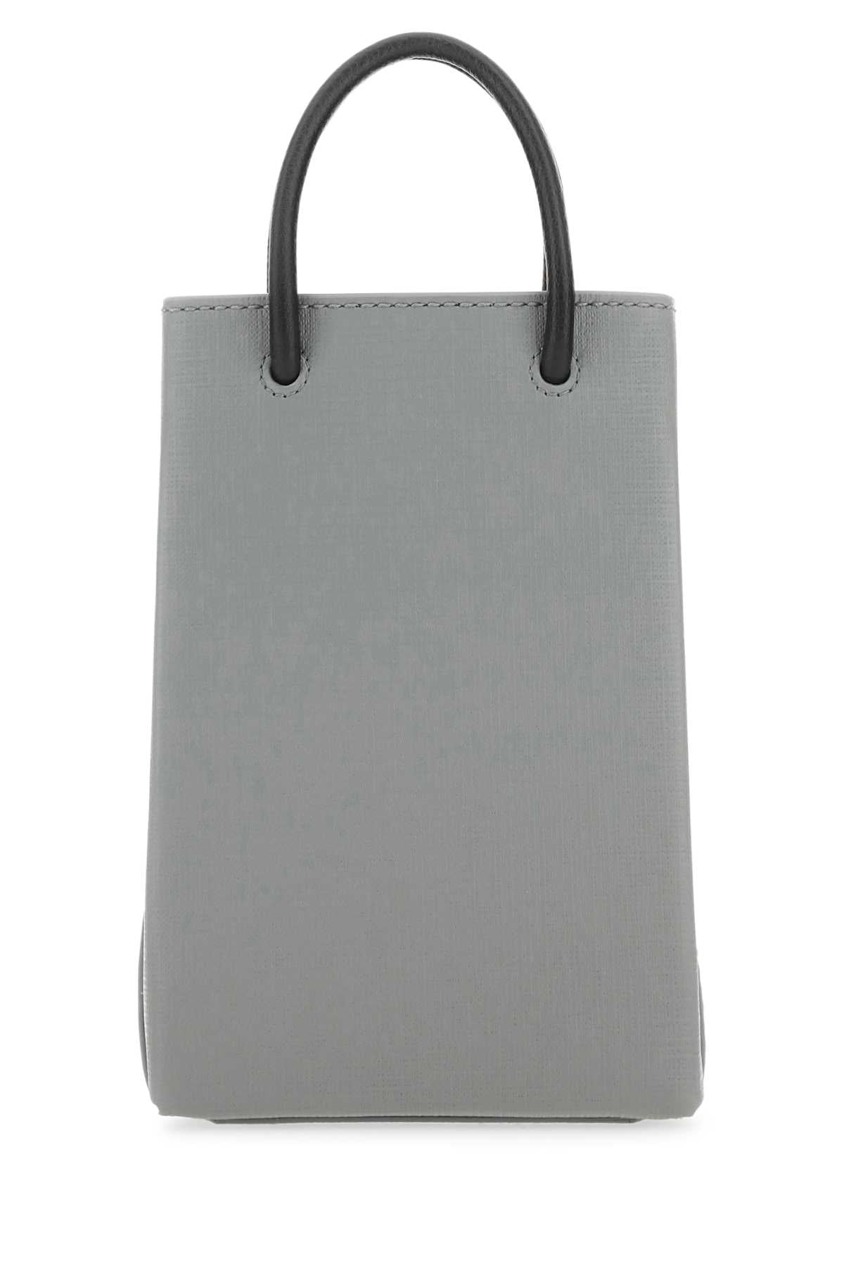 Balenciaga Women Grey Leather Phone Case DestGlow