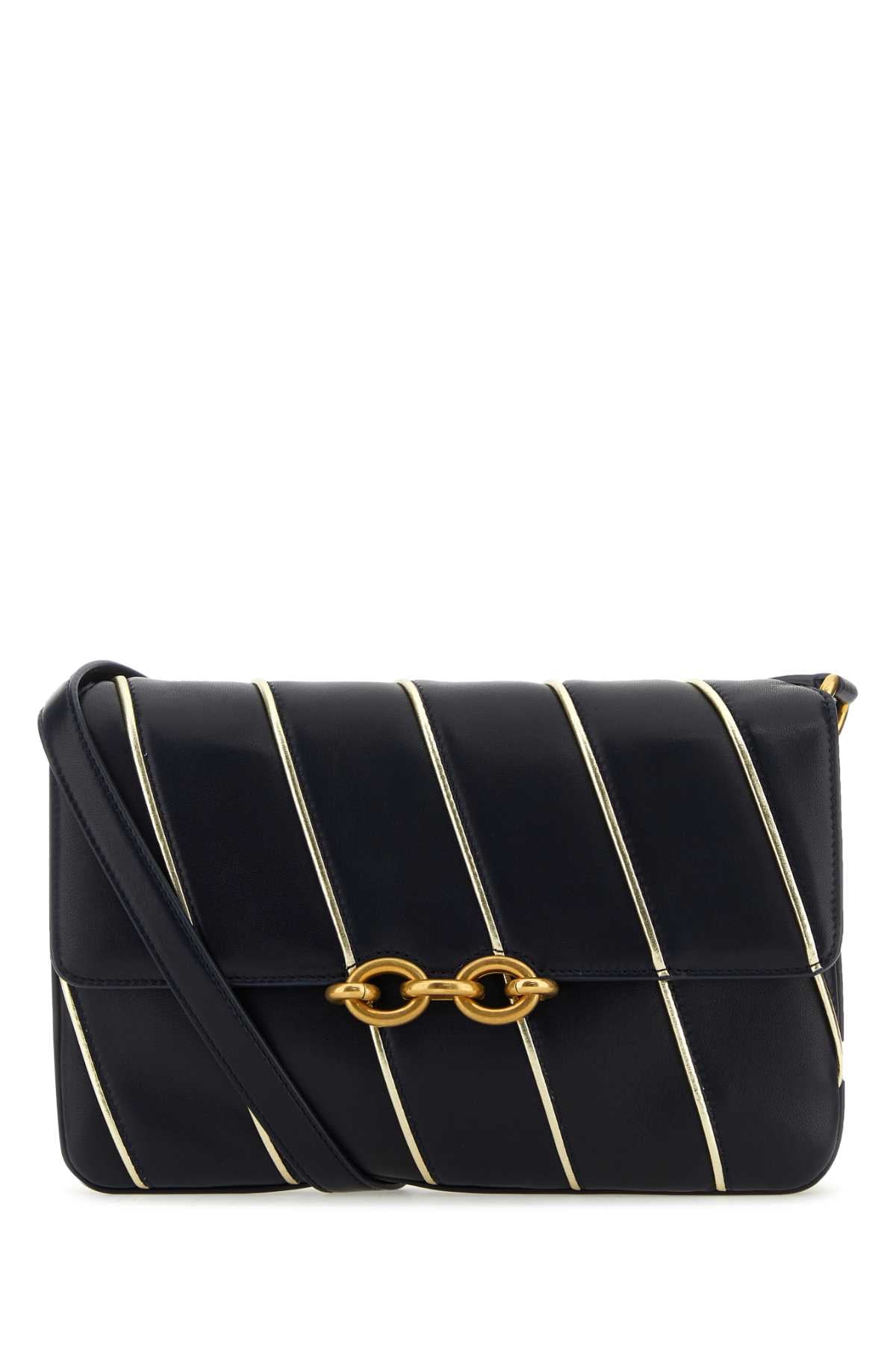 Saint Laurent Women Two-Tone Leather Le Maillon Shoulder Bag DestGlow