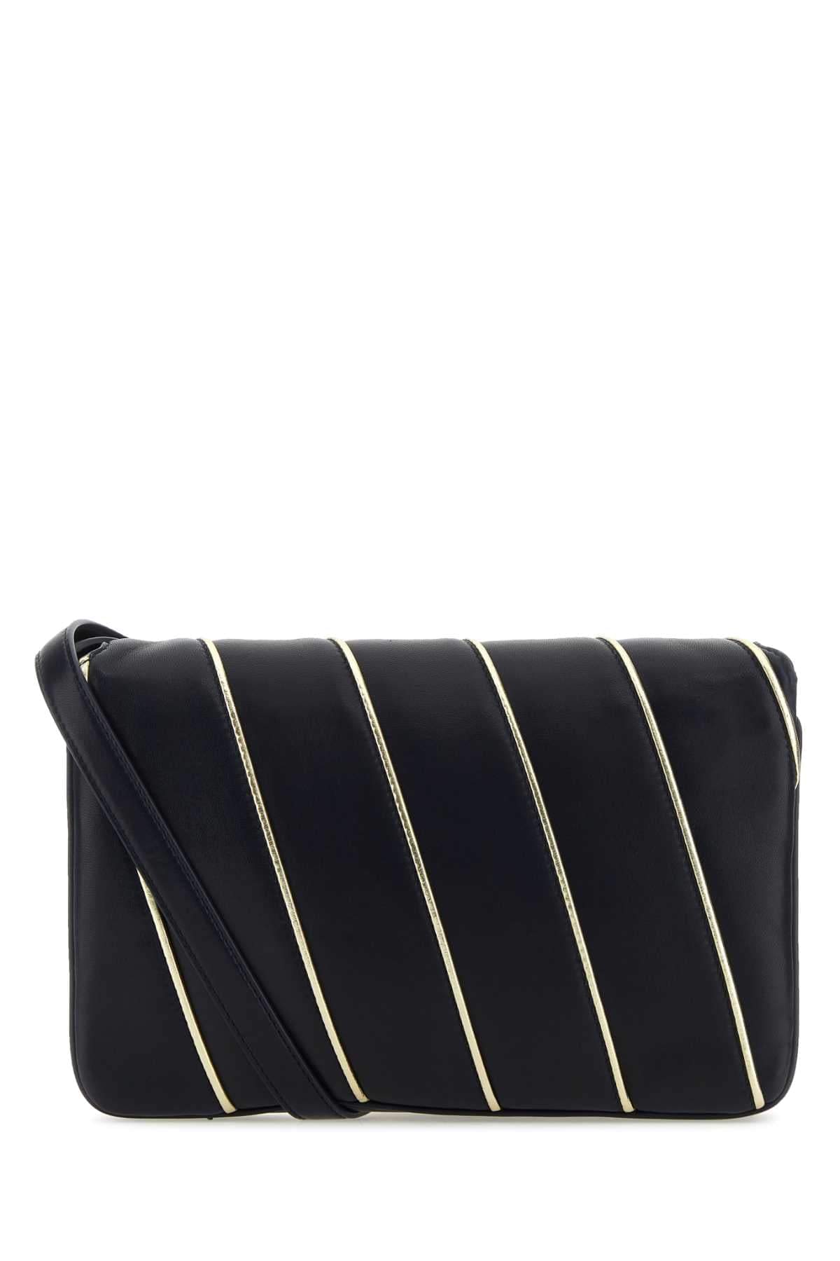 Saint Laurent Women Two-Tone Leather Le Maillon Shoulder Bag DestGlow