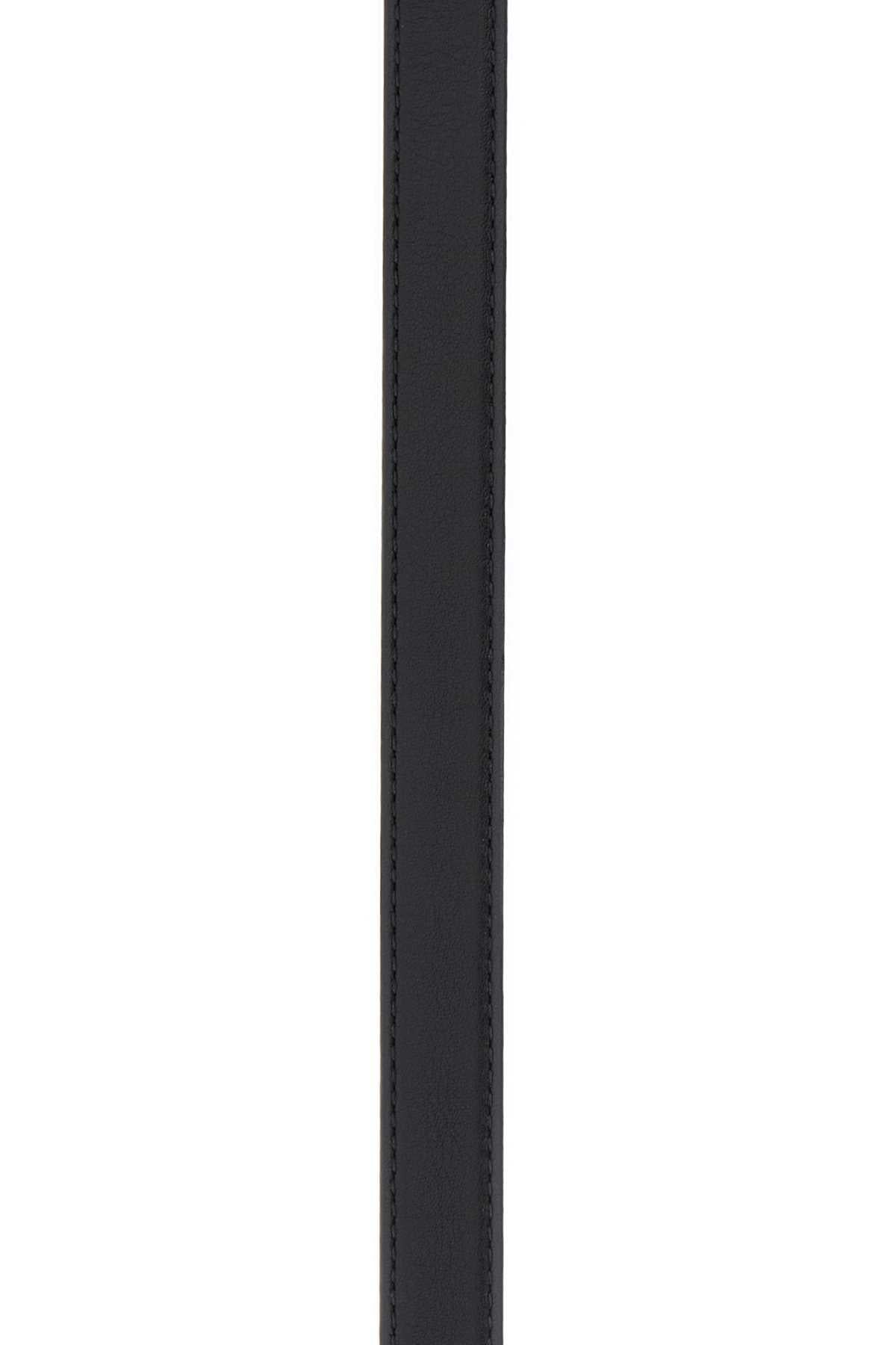 Alexander Mcqueen Men Black Leather Belt DestGlow