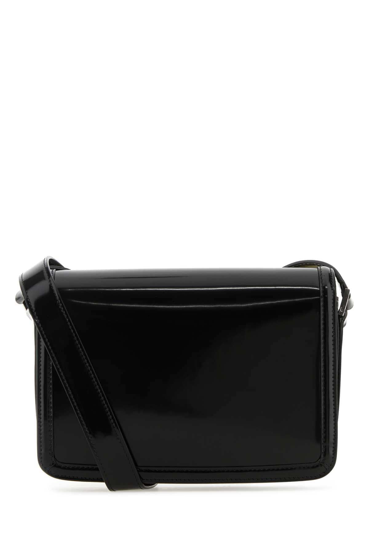 Saint Laurent Men Black Leather Solferino Medium Crossbody Bag DestGlow